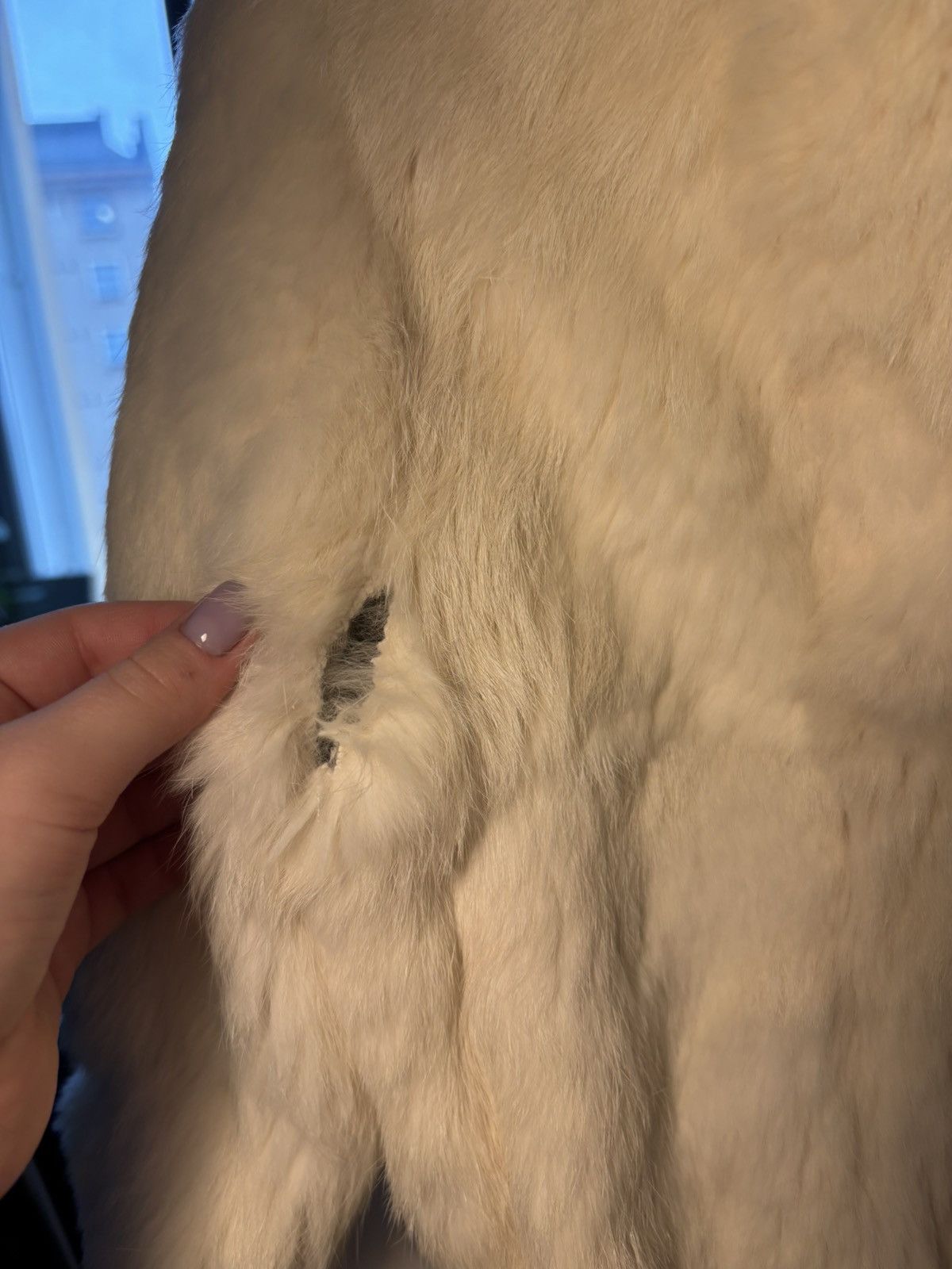 Versace Jeans Couture White rabbit fur vintage Versace Jeans Couture jacket Size XS / US 0-2 / IT 36-38 - 12 Thumbnail
