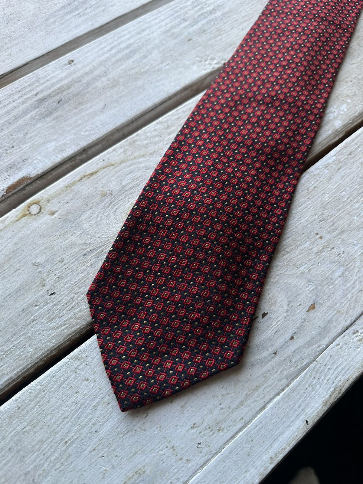 Designer × Hugo Boss 🚨RARE Hugo Boss Tie old money style Blue luxury monogram Size ONE SIZE - 5 Thumbnail