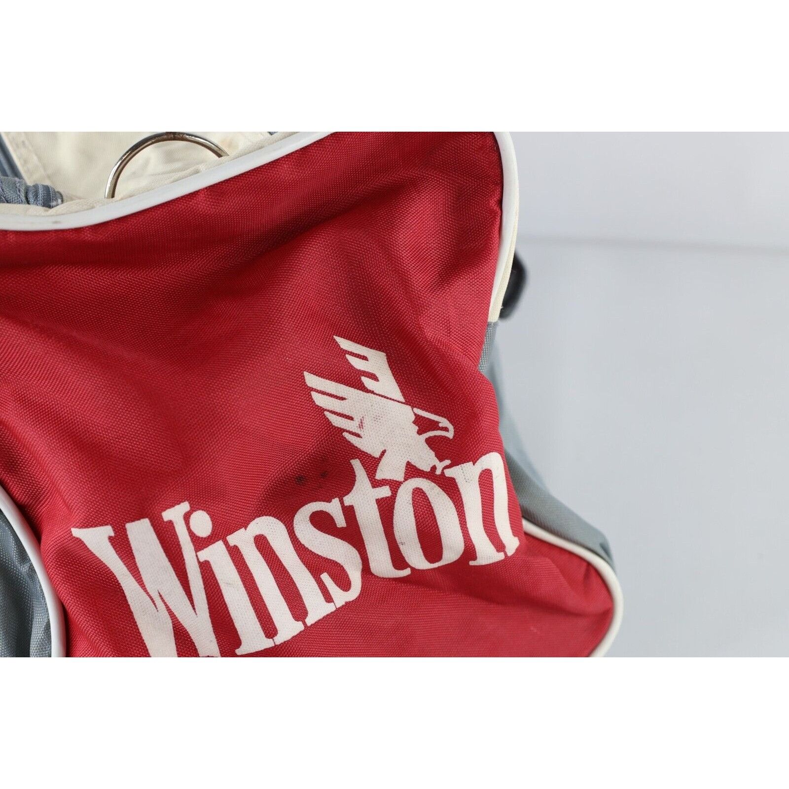 Vintage Vintage 90s Winston Cigarettes Racing Distressed DuffelBag Size ONE SIZE - 5 Thumbnail
