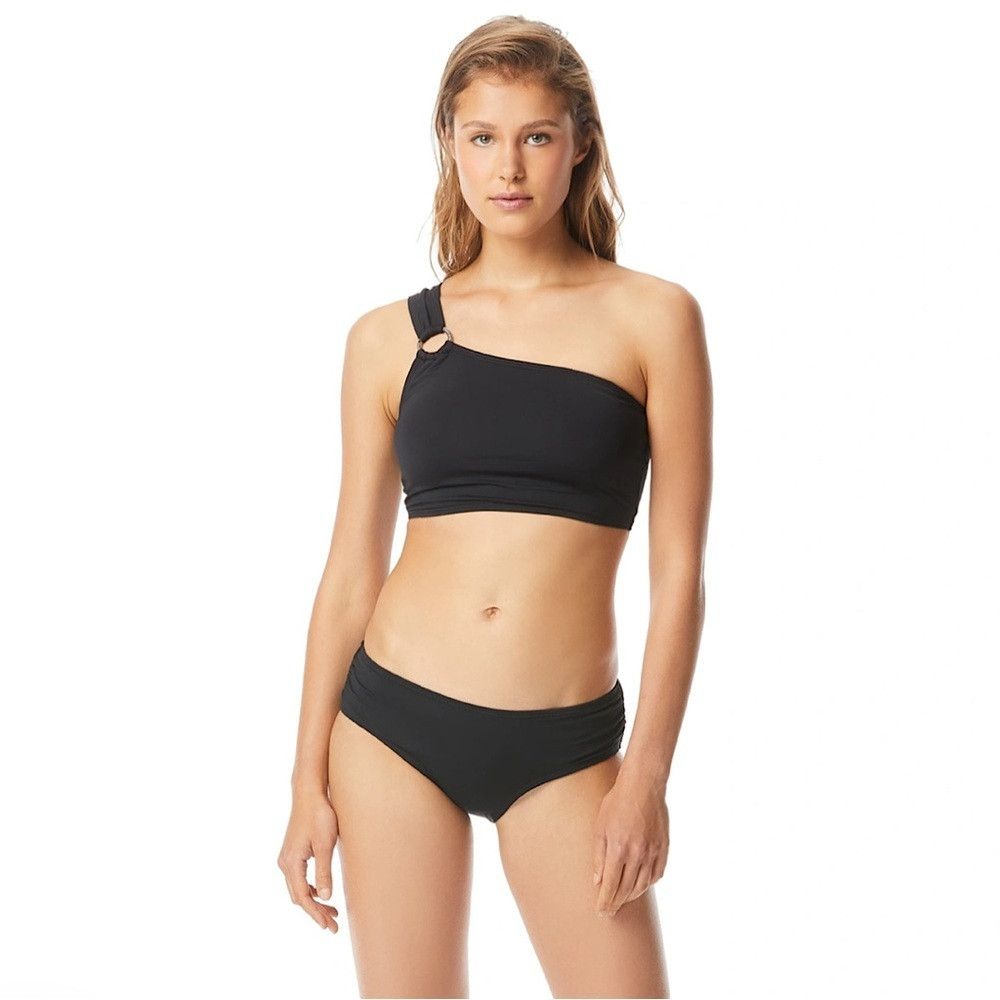 Michael Kors MICHAEL Michael Kors Logo Ring One Shoulder Bikini - Iconi Size US 26 / EU 42 - 1 Thumbnail
