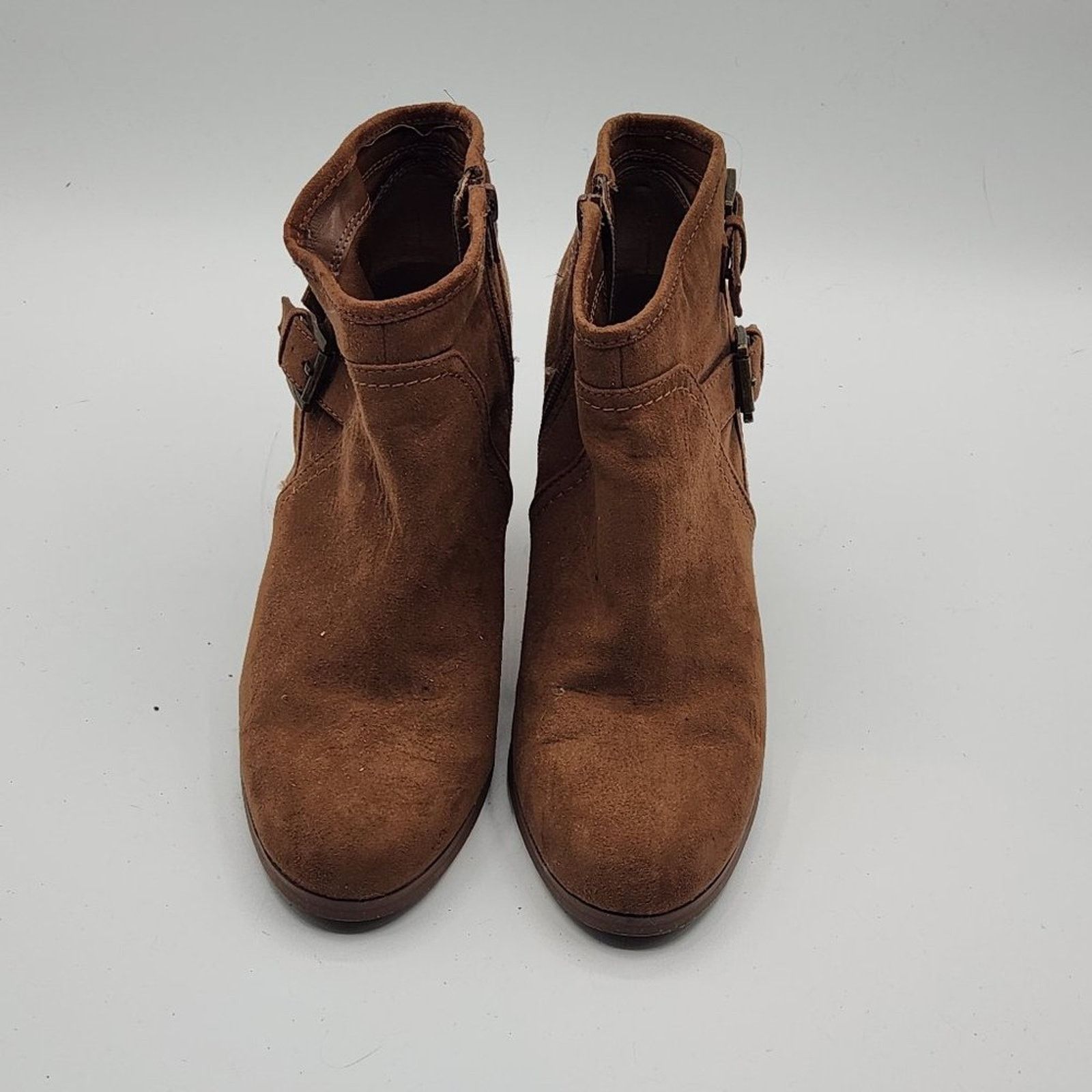 Other Karissa Bootie by Crown Vintage - Double Buckle, Zip Side Size US 9 / IT 39 - 3 Thumbnail