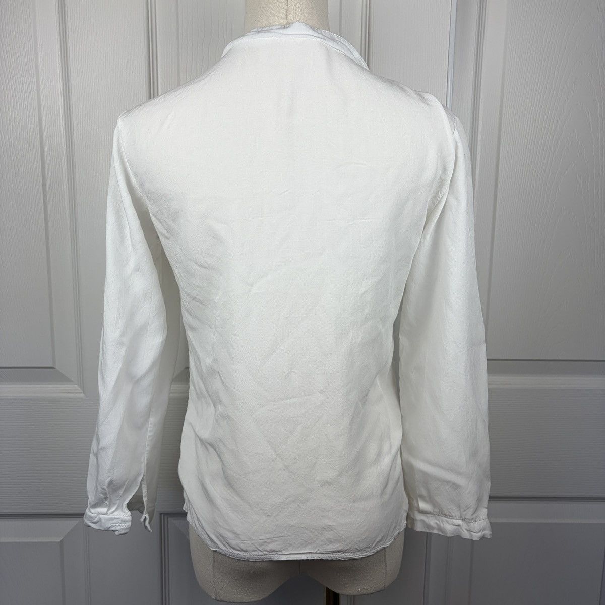 Other White floral crochet long sleeve blouse Size S / US 4 / IT 40 - 2 Thumbnail