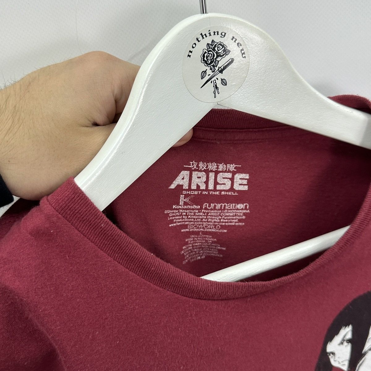 Anime Vintage 00s Ghost in The Shell Arise Anime tee y2k Japan og Size US L / EU 52-54 / 3 - 5 Thumbnail