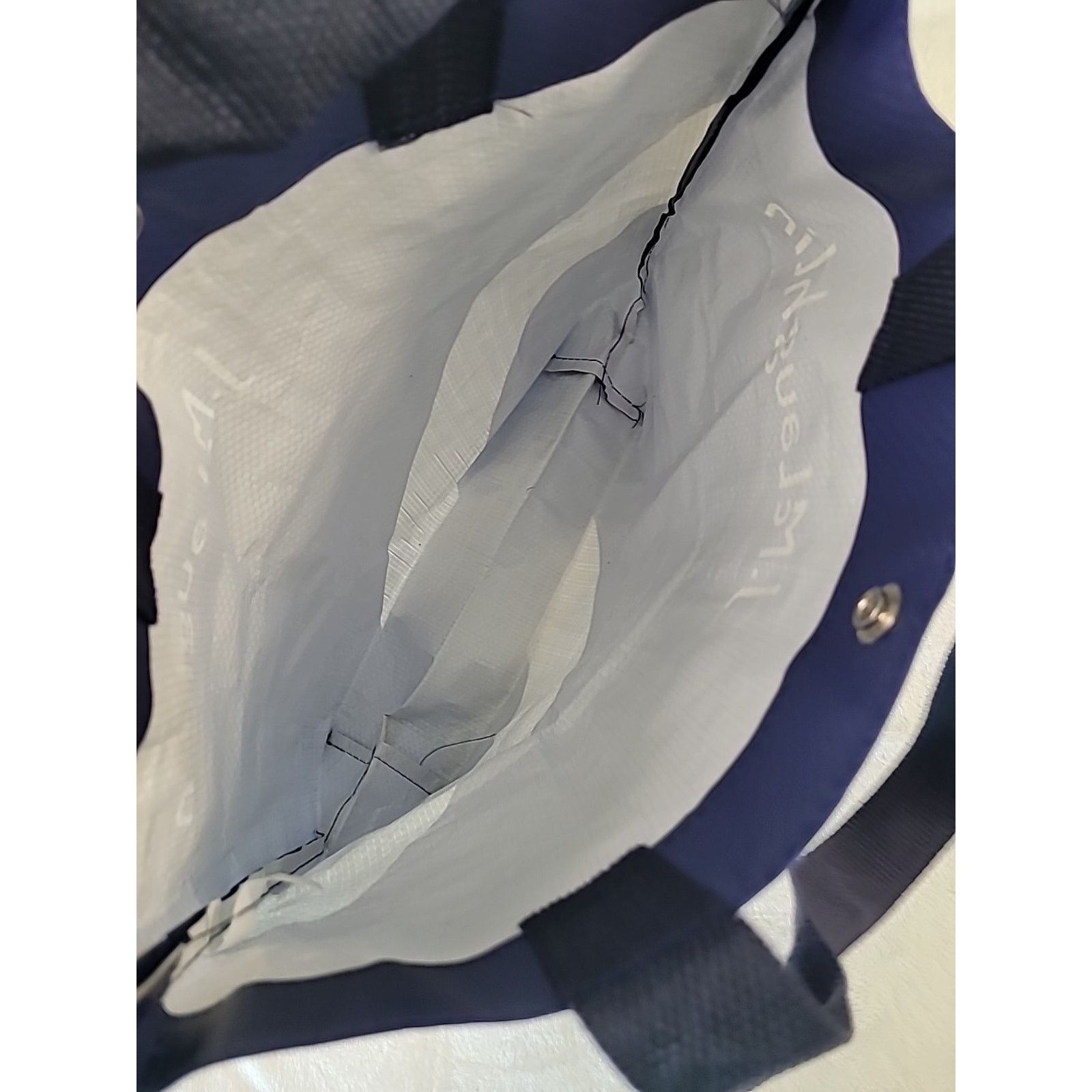 J.McLaughlin J McLaughlin Blue White Reusable Tote Bag Size ONE SIZE - 5 Thumbnail