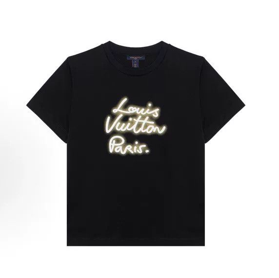 Louis Vuitton Louis Vuitton SS25 Neon Logo Print Tee Size US L / EU 52-54 / 3 - 1 Thumbnail