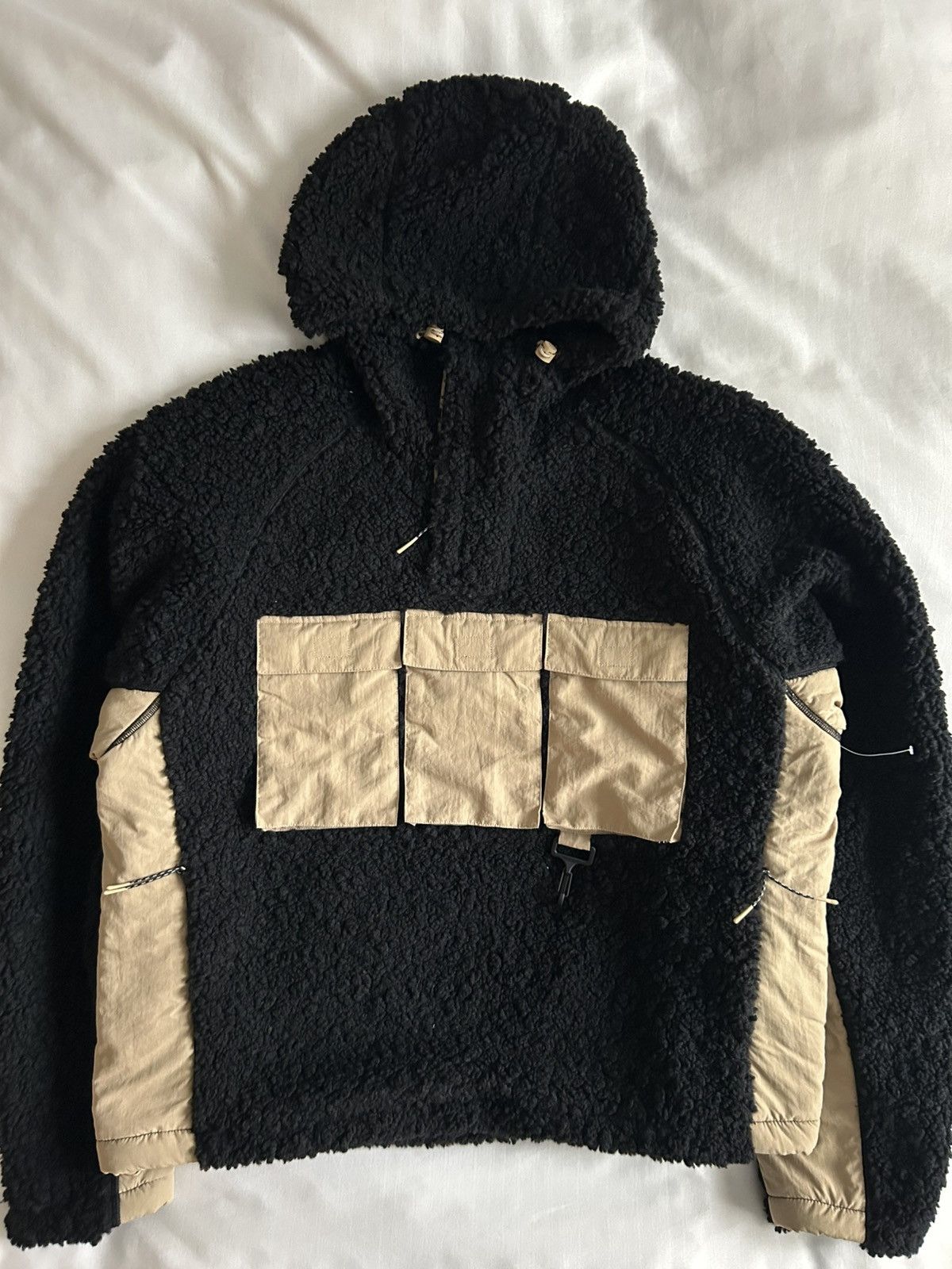 Reese Cooper Reese Cooper Sherpa Fleece Anorak Hood Outdoor Supply Black Size US M / EU 48-50 / 2 - 2 Thumbnail