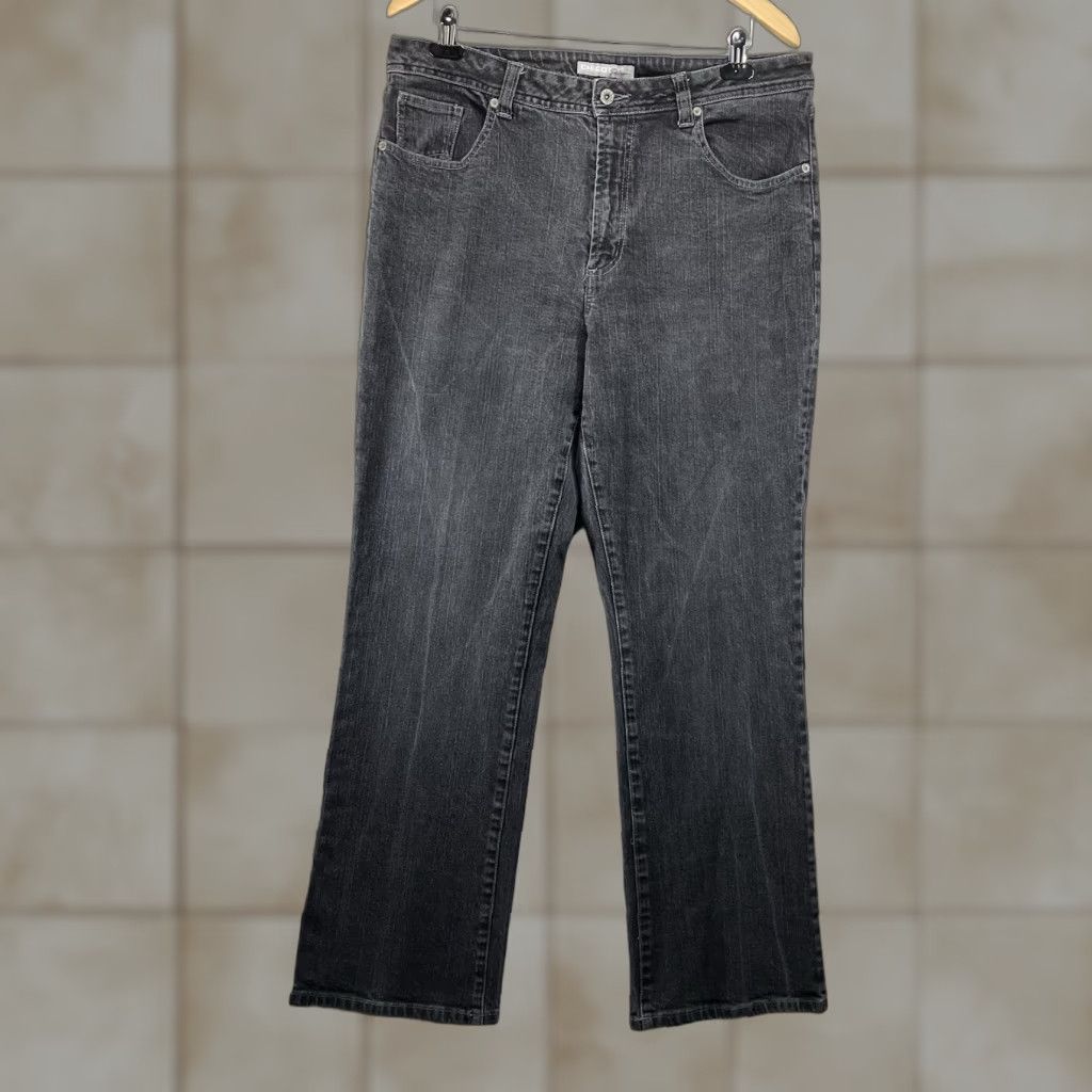 Vintage VINTAGE Chico's Platinum Women's Straight Jeans Size 3 36x32 Gray 90s Retro Bohemian Size 26" / US 2 / IT 38 - 1 Thumbnail