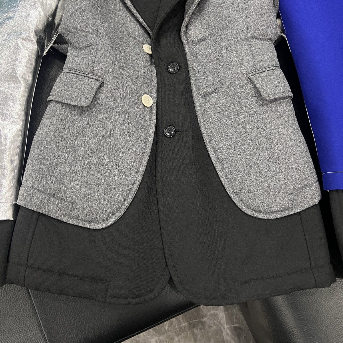 Comme des Garcons Homme Plus Comme des Garçons Homme Plus SS21 Runway Deconstructed Bonde Size 40S - 10 Thumbnail
