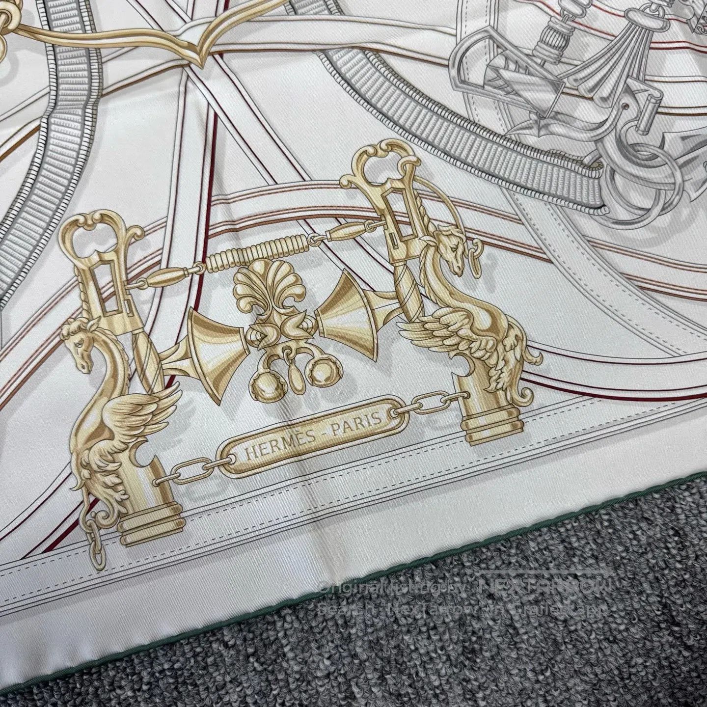 Hermes Hermes The legendary saddle bridle and silk scarf| Size ONE SIZE - 4 Thumbnail