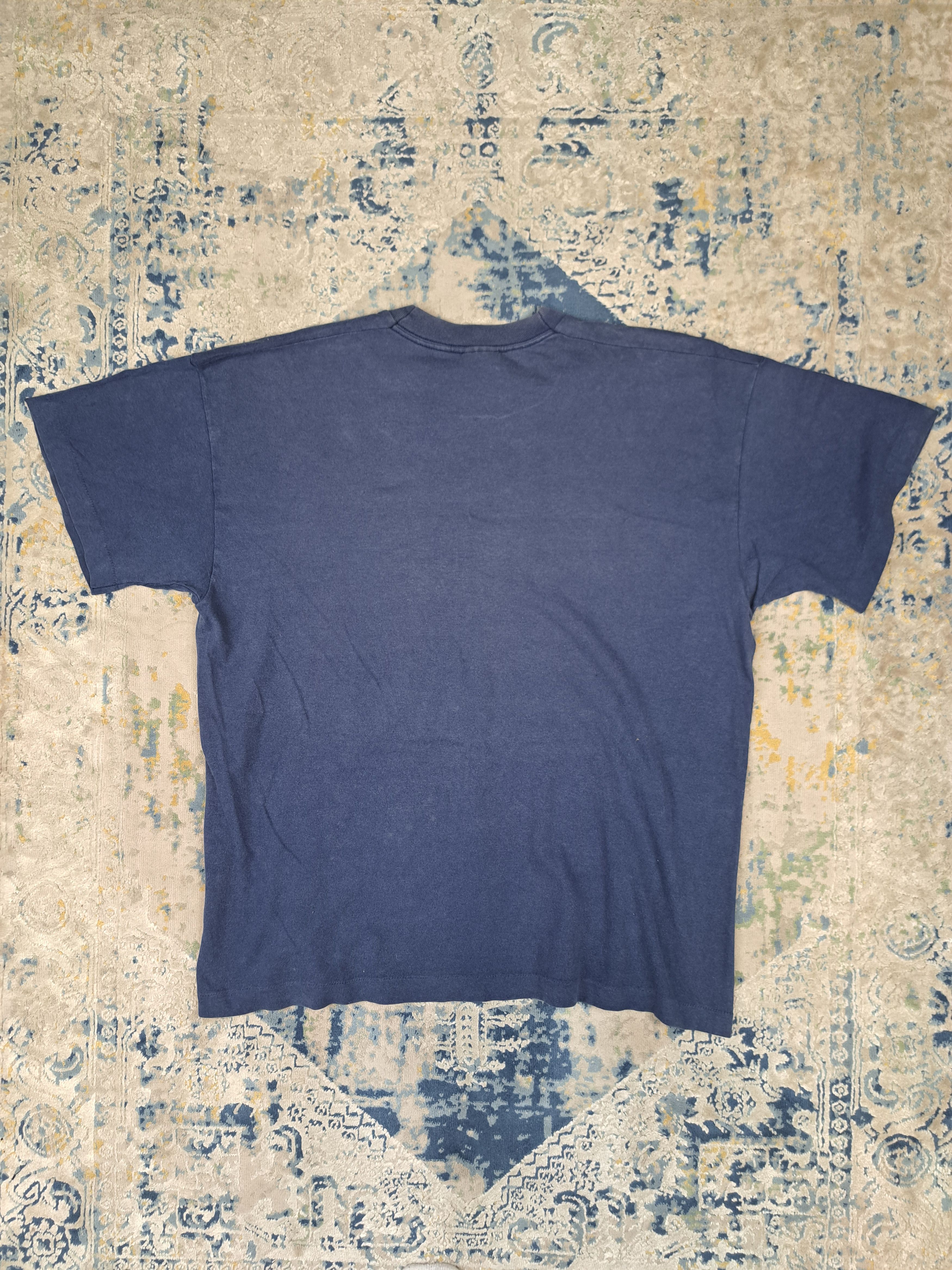 Vintage VTG 90s Screen Stars Single Stitch "Radio S" Distressed Tee Size US XL / EU 56 / 4 - 5 Thumbnail