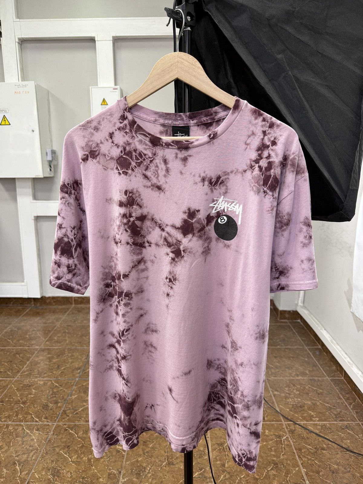 Stussy 🇺🇸 🎱 Y2K Stussy 8 Ball Tie Dye T-Shirt Rare Retro Hype Size US L / EU 52-54 / 3 - 2 Thumbnail