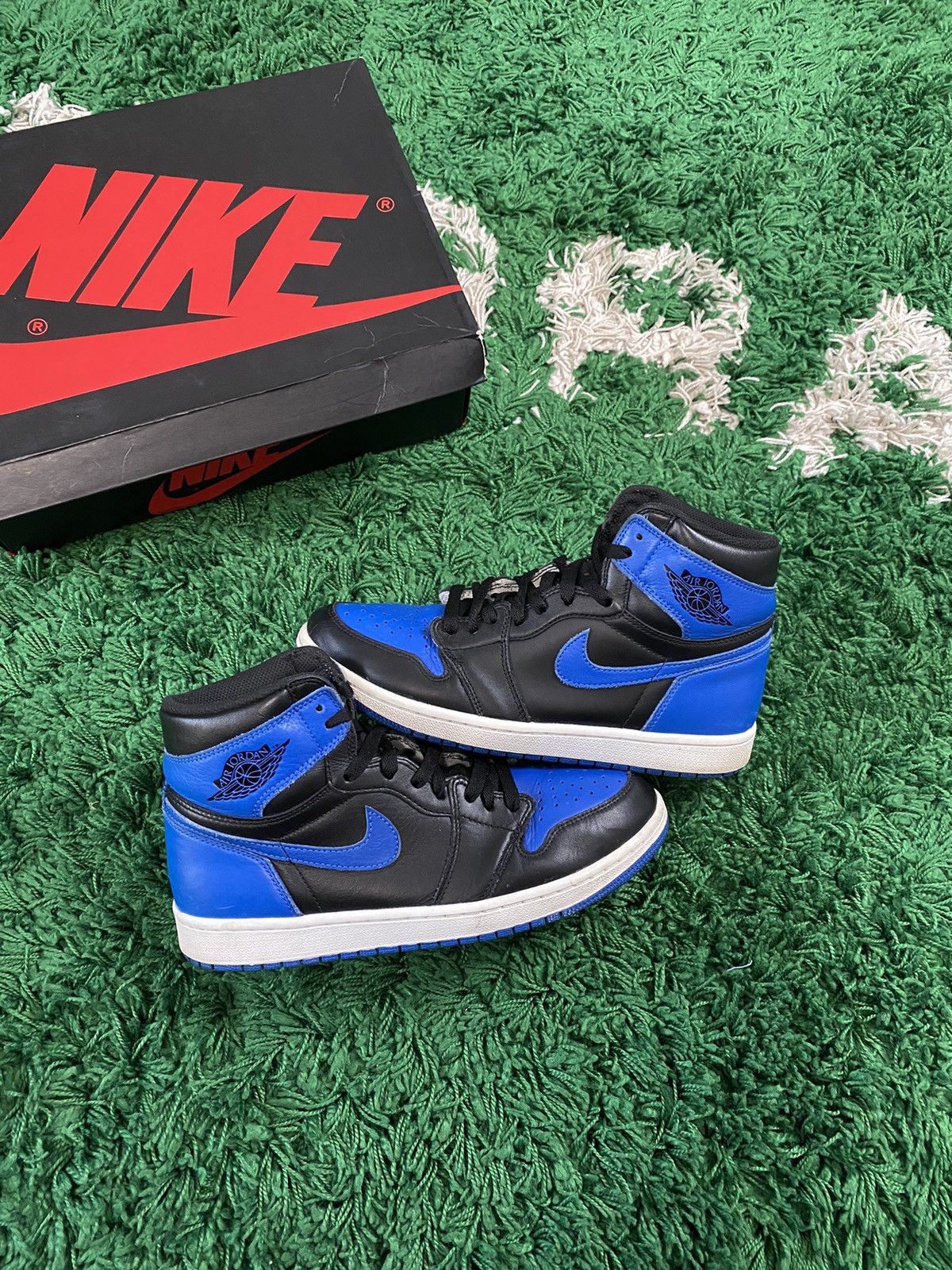 Nike Nike Air Jordan 1 Royal 2017 555088007 OG I Black Blue Grailed