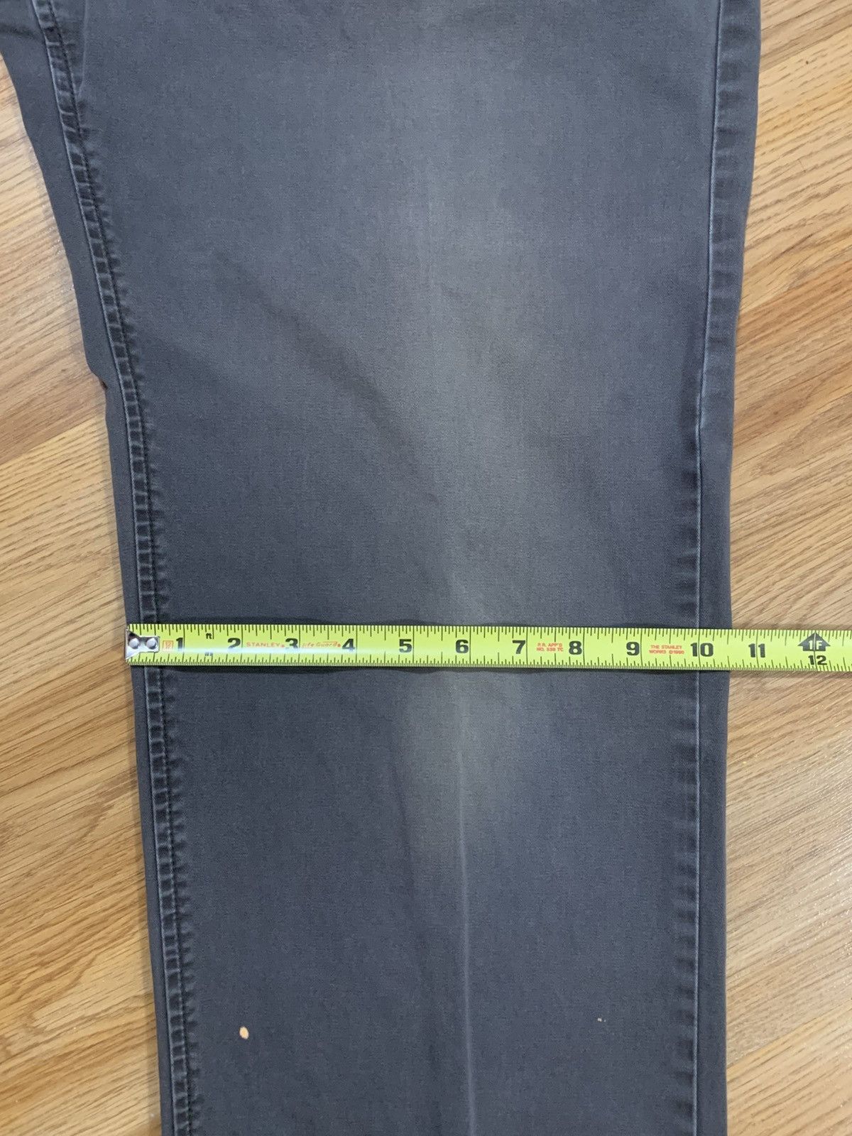 Van Heusen × Vintage 36x29- Van Heusen 5-Pocket Faded Baggy Jean Pants (Grey) Size US 36 / EU 52 - 11 Thumbnail