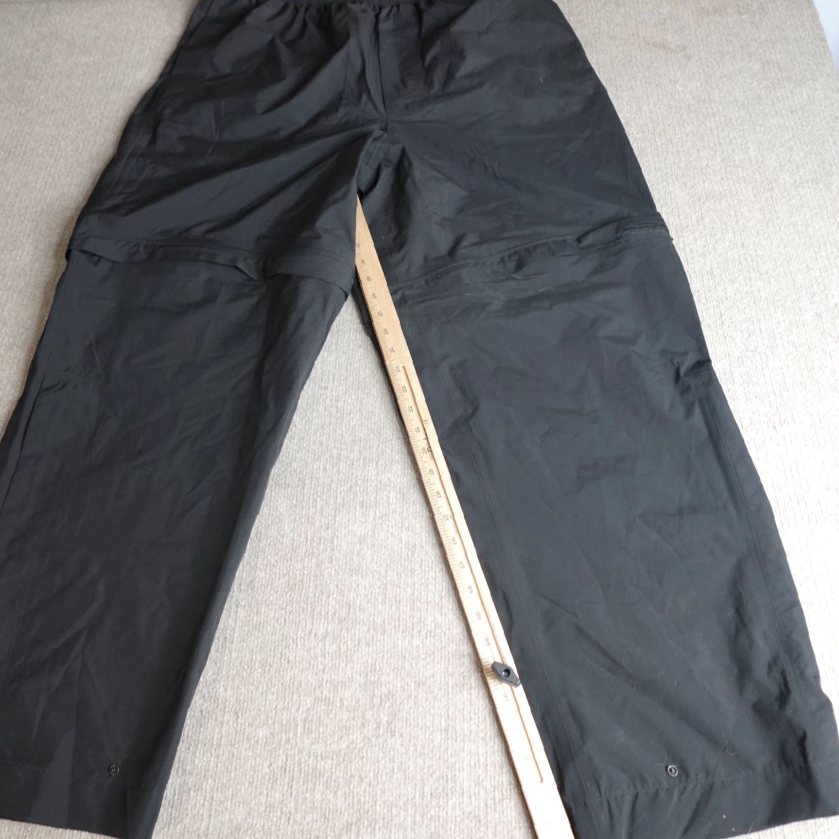 Vintage VINTAGE Zero Restriction Pants XL Black Convertible Stretch Waist Side Zip Gore Tex Size US 36 / EU 52 - 2 Thumbnail