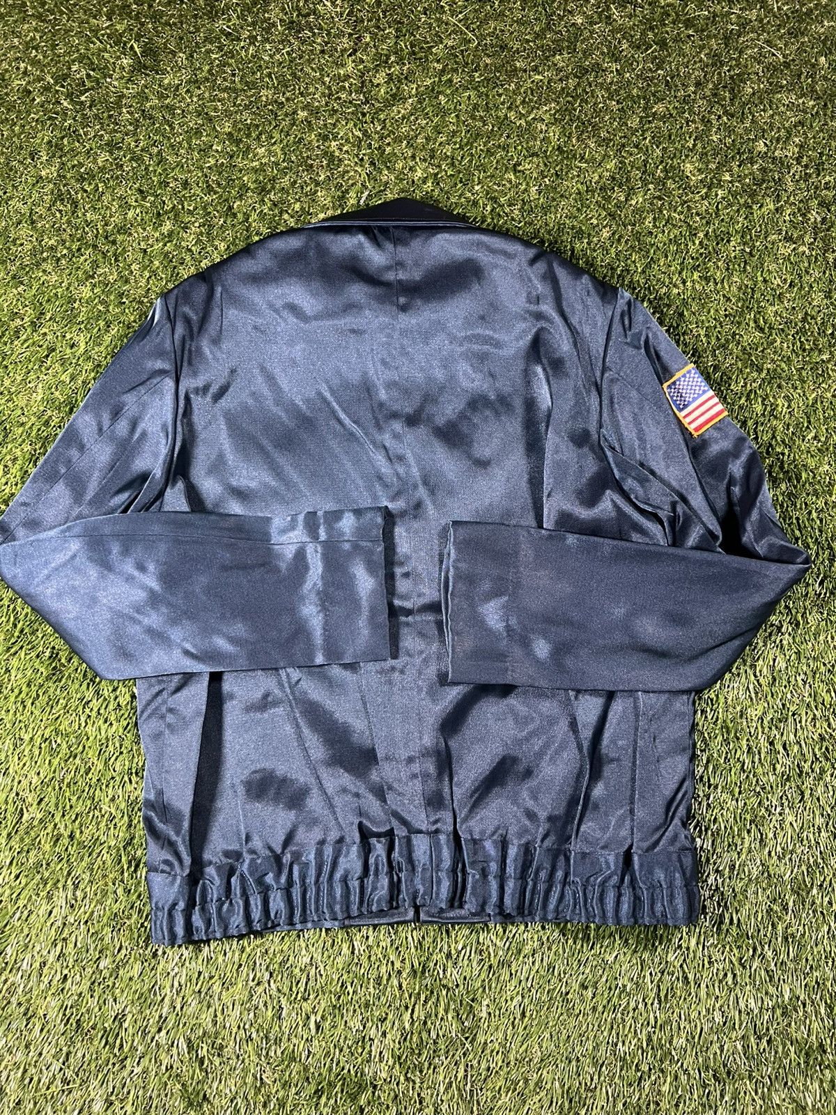 Vintage Vintage 80s Fall Navy Military USA Bomber Detroit Jacket Size US M / EU 48-50 / 2 - 4 Thumbnail
