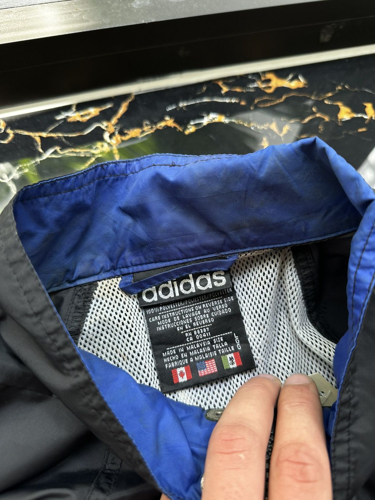 Adidas × Vintage 🤠90s ADIDAS VINTAGE DOUBLE LOGO STREETWEAR JACKET🤠 Size US L / EU 52-54 / 3 - 7 Thumbnail