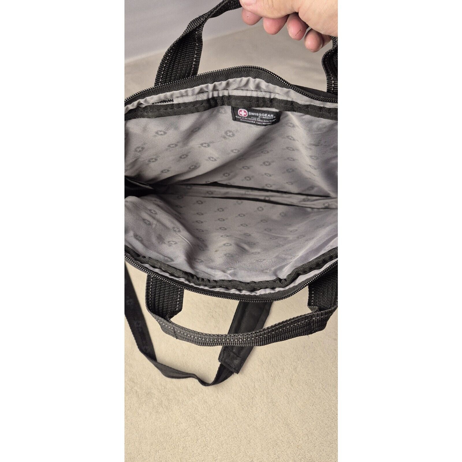 Swissgear Swiss Gear Wenger laptop bag briefcase shoulder 18x13 black Size ONE SIZE - 7 Thumbnail