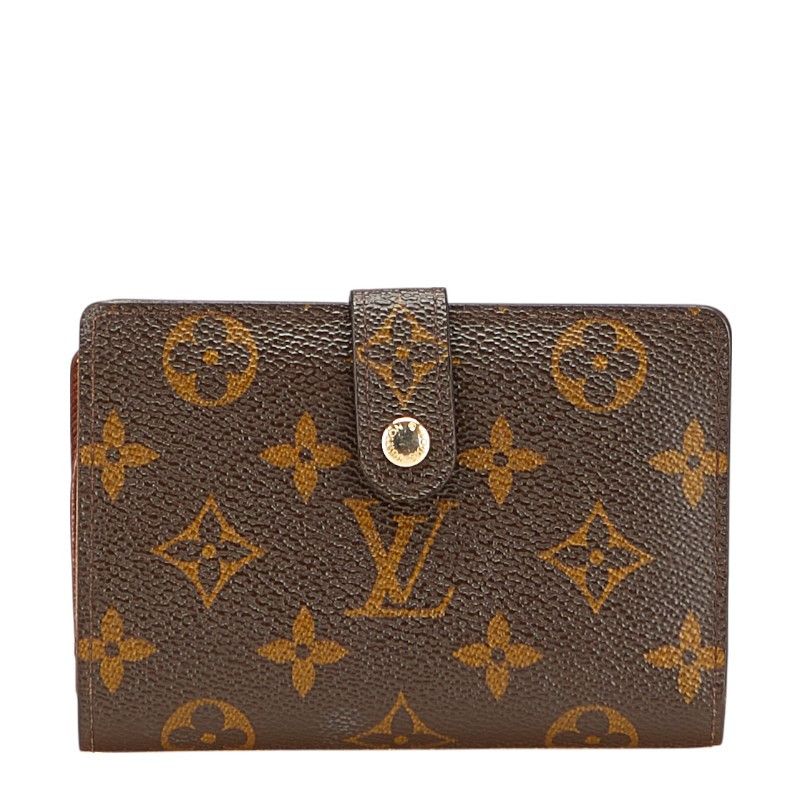 Louis Vuitton Louis Vuitton Louis Vuitton Portefeuille Viennois Monogram Wallet Canvas Short Wallet M61663 DUTY FREE for USA Size ONE SIZE - 1 Thumbnail