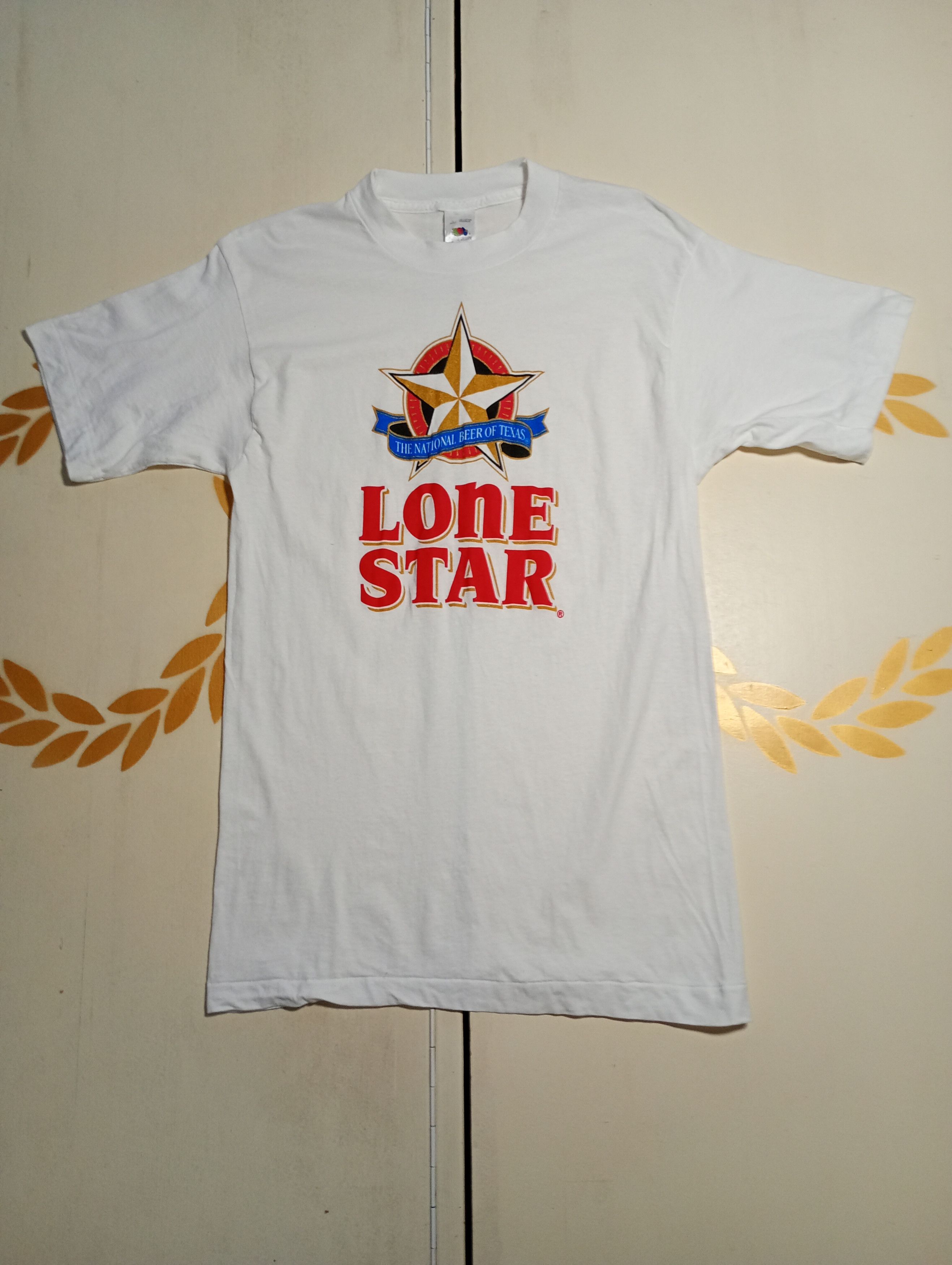 Fruit Of The Loom Lone Star Fruit Of The Loom T-Shirt Vintage 90's Size US L / EU 52-54 / 3 - 1 Thumbnail