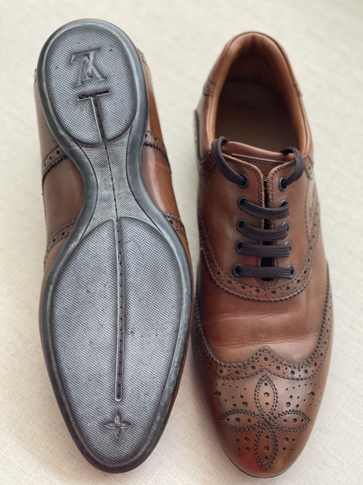 Louis Vuitton Louis Vuitton Leather Shoes Size US 6.5 / EU 39-40 - 5 Thumbnail