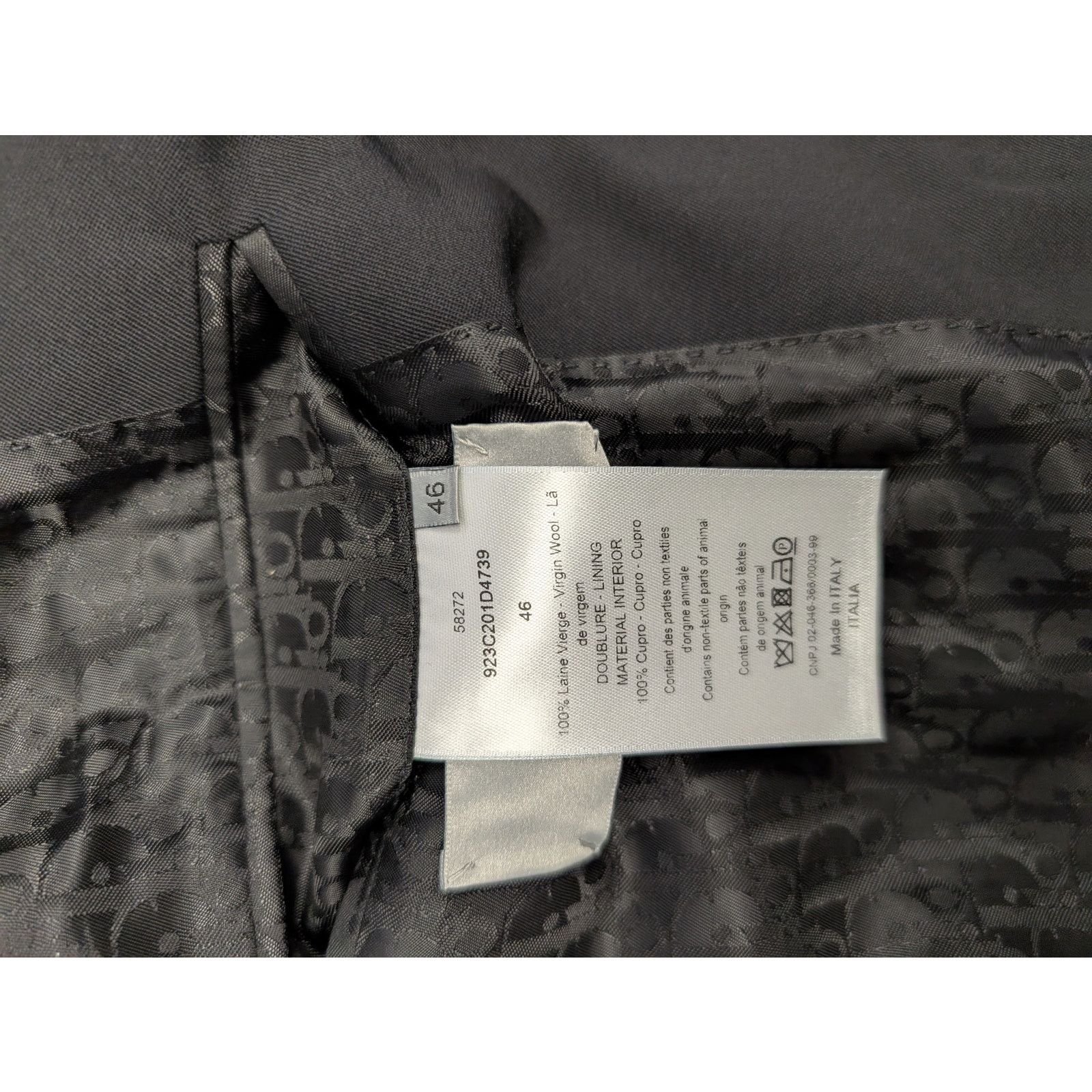 Dior o1rshd1 Blazer Light Jacket in Black Size US S / EU 44-46 / 1 - 14 Thumbnail