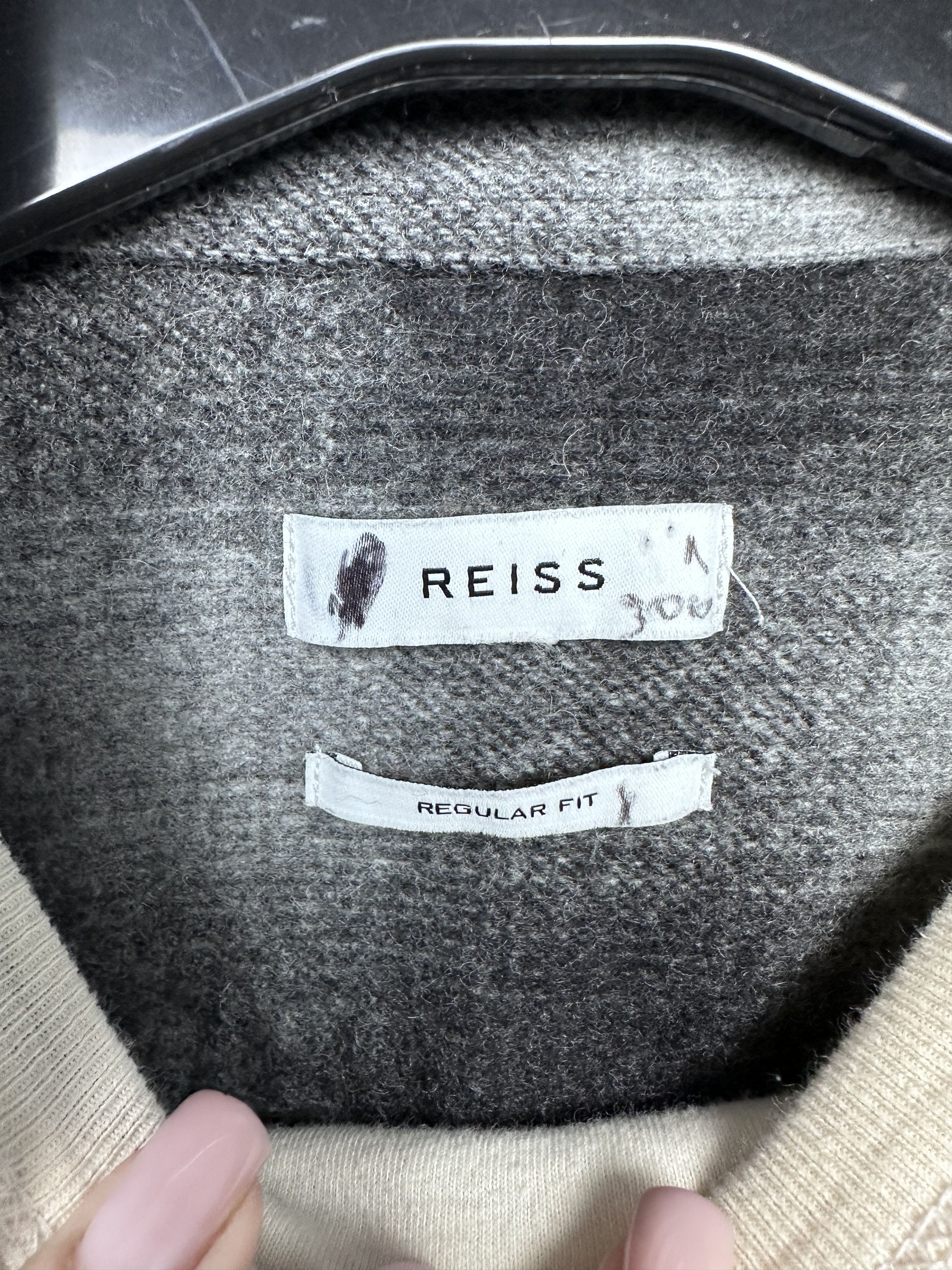 Flannel Reiss Mens Wool Flannel Plaid Shirt Size US M / EU 48-50 / 2 - 3 Thumbnail