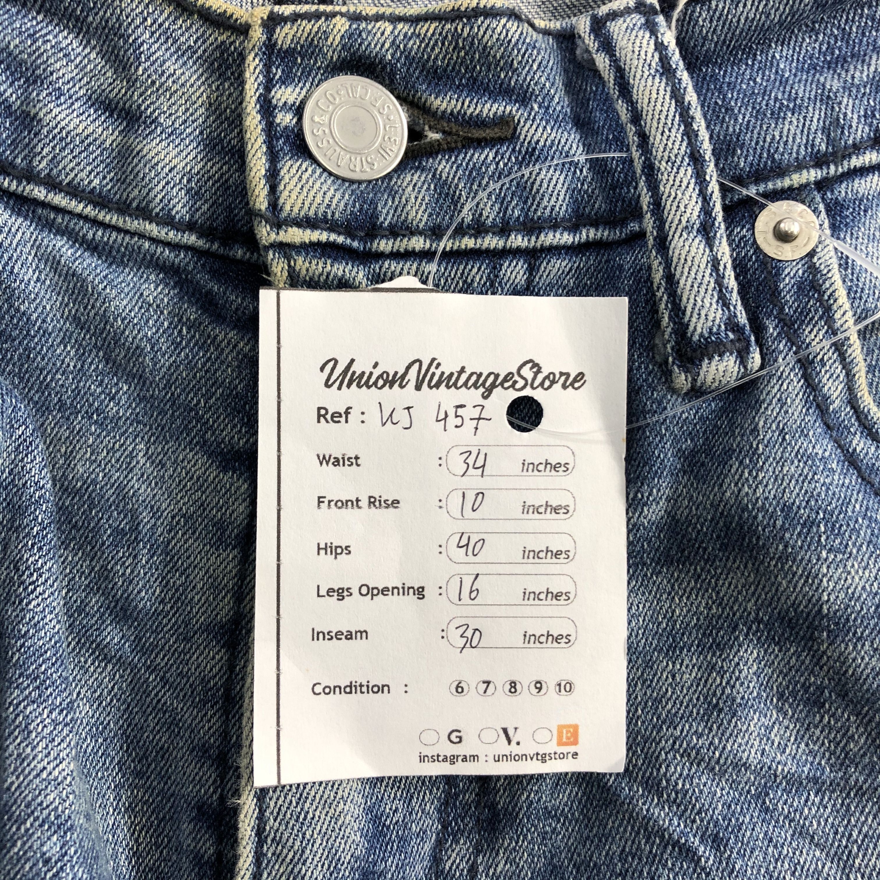 Levi's Vintage Levi's 514 Jeans Dirty Wash Denim KJ457 Size US 32 / EU 48 - 12 Thumbnail