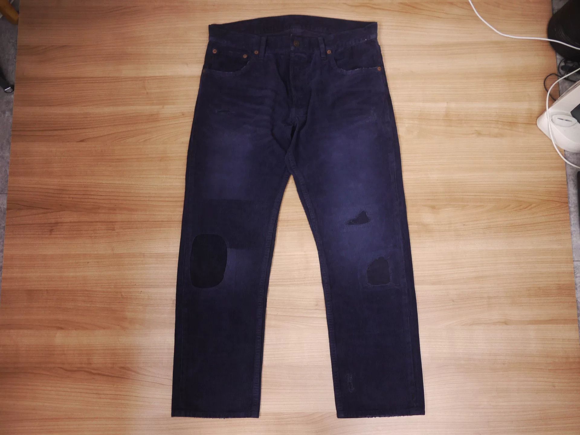 Visvim VISVIM FLUXUS 10 CORDUROY PANTS Size US 26 / EU 42 - 1 Thumbnail