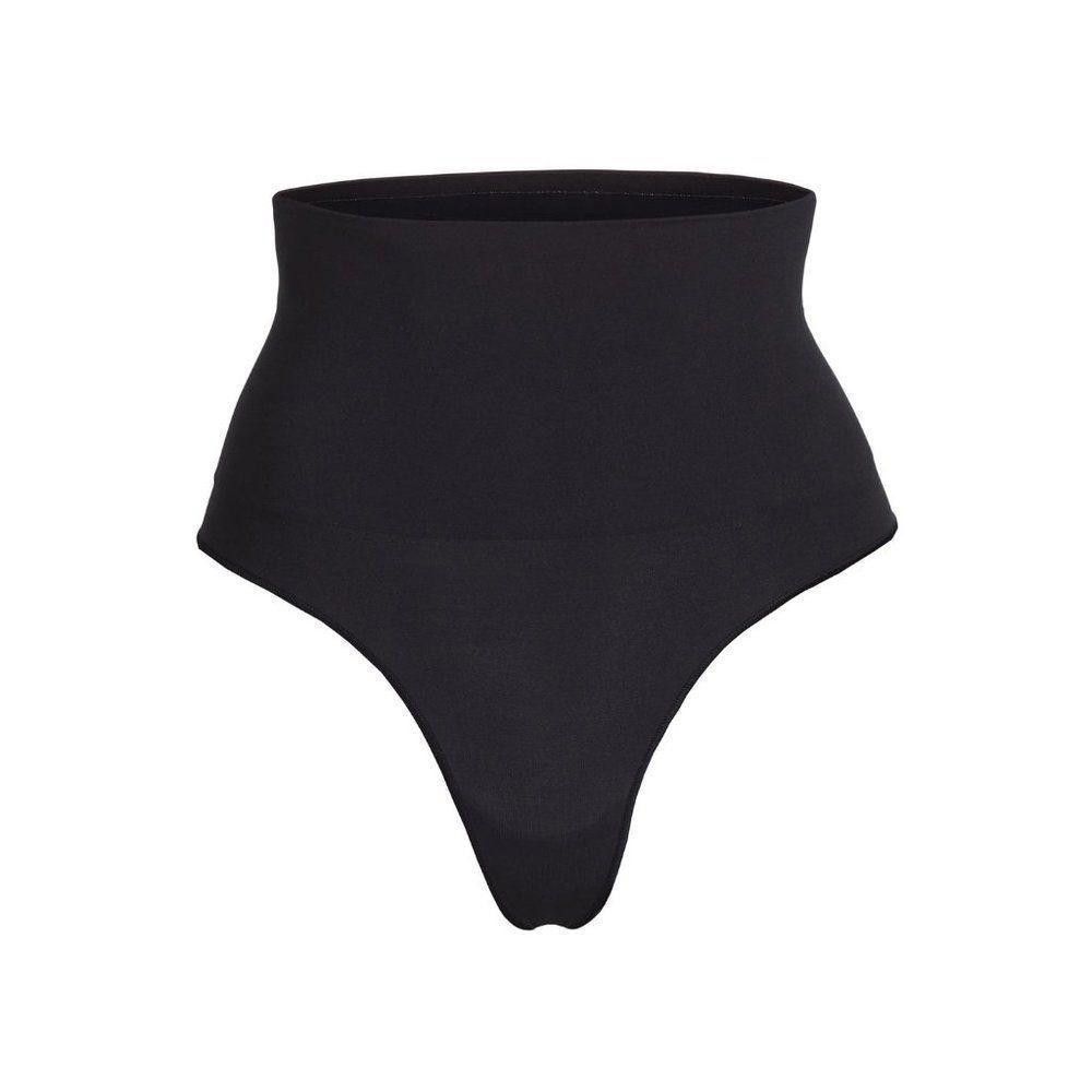 Designer CT1239a NWOT SKIMS CORE CONTROL THONG COLOR ONYX Size ONE SIZE - 1 Thumbnail