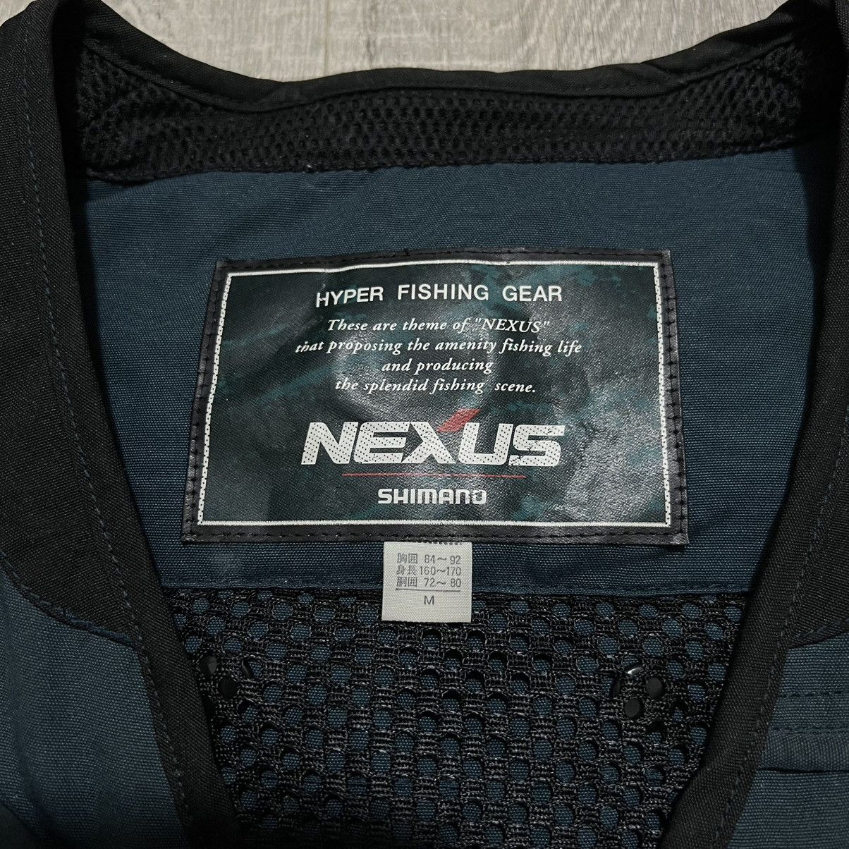 Japanese Brand × Vintage Vintage shimano fishing gear nexus vest Size US M / EU 48-50 / 2 - 6 Thumbnail