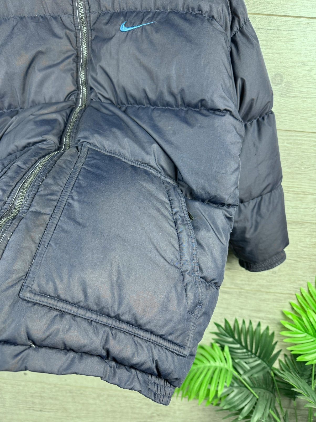 Nike Nike Puffer 90s Vintage Rare Big Swoosh Y2K drill style Size US XS / EU 42 / 0 - 11 Thumbnail