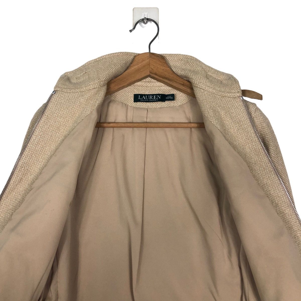 Japanese Brand Green Label Ralph Lauren Cropped Biker Jacket Leather Parts Size US XXS / EU 40 - 14 Thumbnail