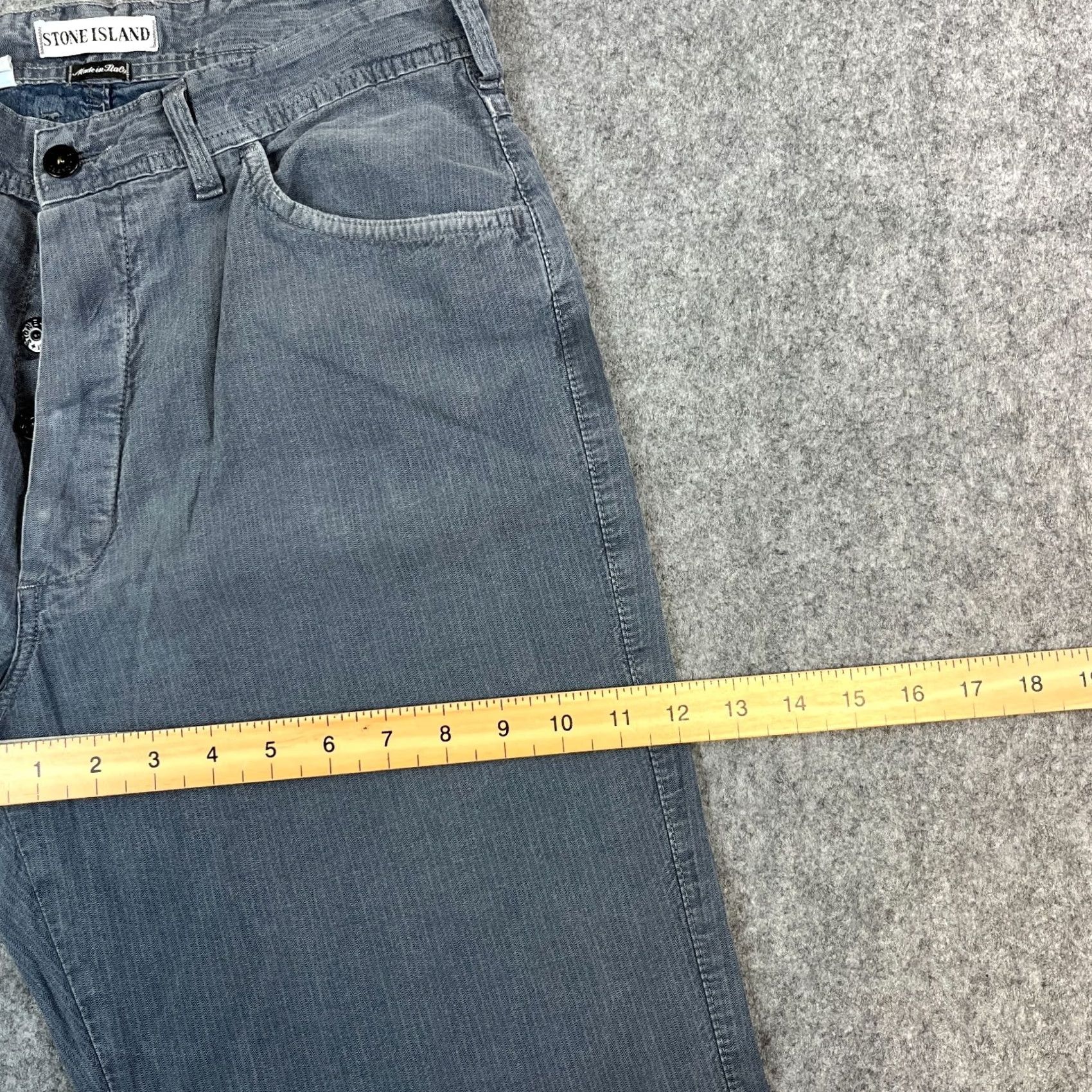 Stone Island VINTAGE Stone Island Jeans Straight 32 32 Charcoal Grey Osti 80s Mens Jeans 5-Pocket Den i Size US 32 / EU 48 - 5 Thumbnail