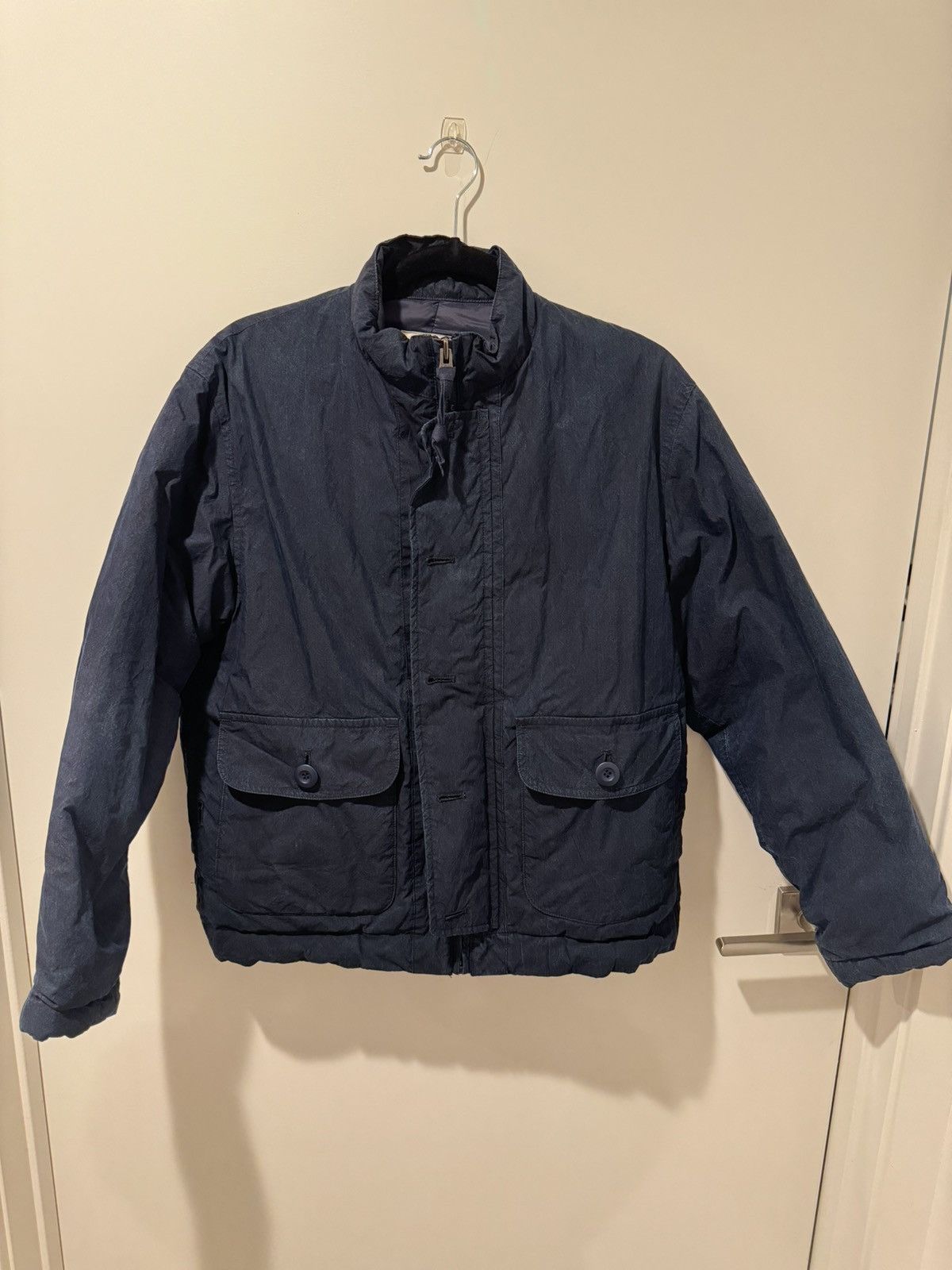 Image of Snow Peak Indigo Jacket in Dark Indigo, Men's (Size XS)