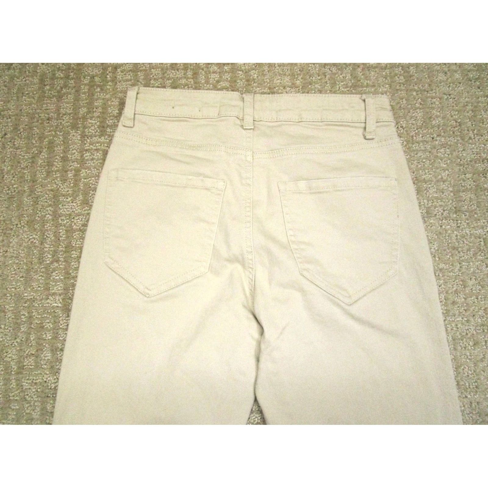 Vintage Risen Jeans Women 26 Brown High Rise Straight Cropped Denim Pants Size 26" / US 2 / IT 38 - 4 Thumbnail