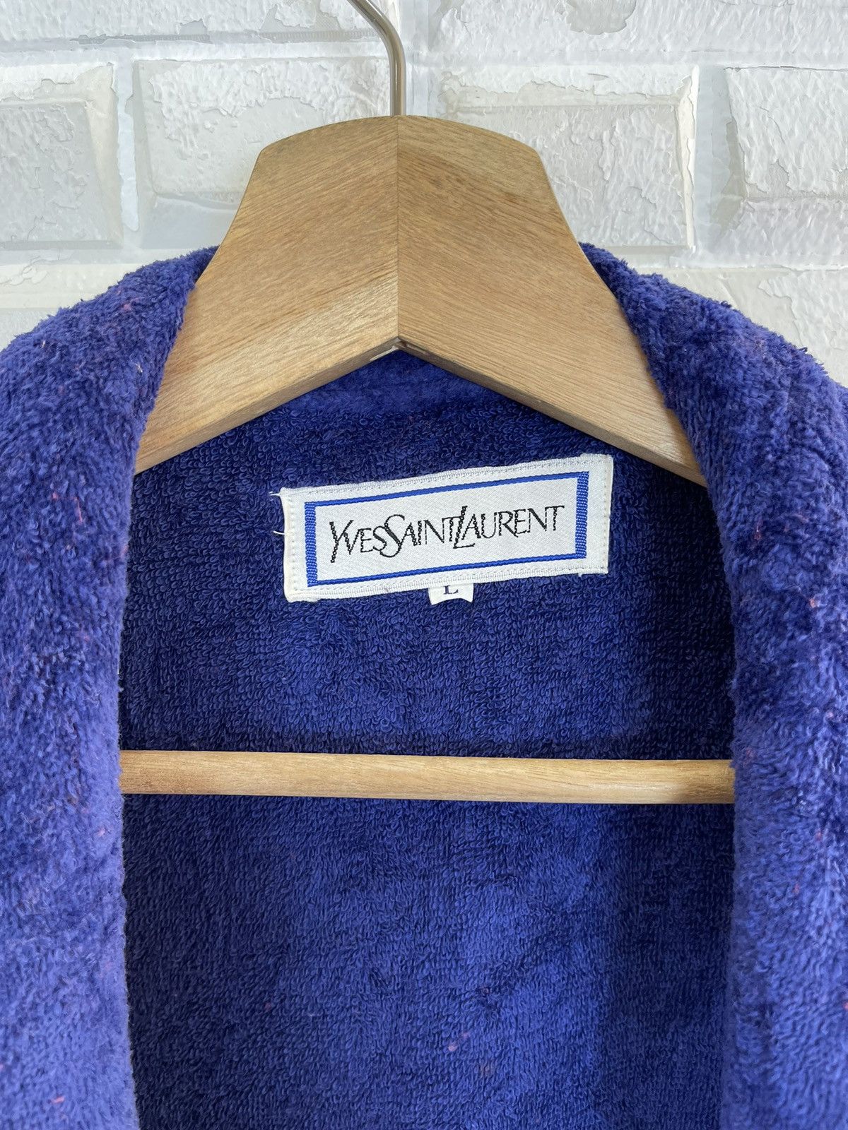 Vintage 90’s YSL Bathrobe Fleece Leisure Wear Size US L / EU 52-54 / 3 - 4 Thumbnail