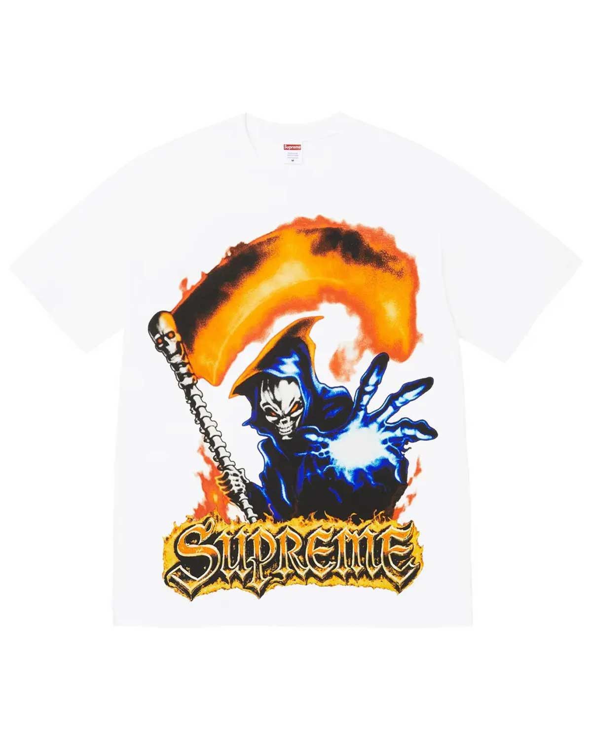 Supreme Grim Reaper Tee White Size US M / EU 48-50 / 2 - 1 Thumbnail