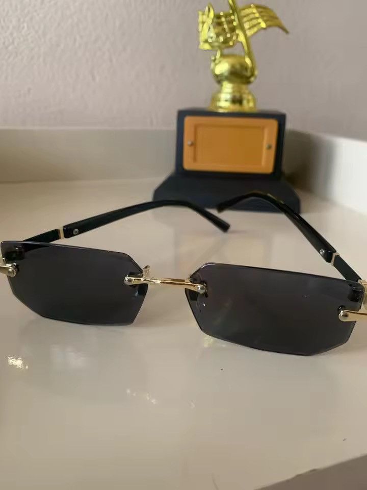Electric Visual Rimless Square Sunglasses Size ONE SIZE - 4 Thumbnail