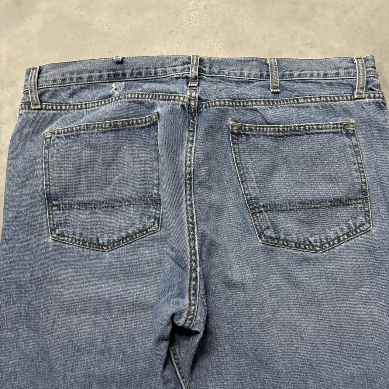 Japanese Brand × Vintage Crazy Vintage Y2K/2000s Grunge Medium Wash Skater Denim Jeans! Size US 40 / EU 56 - 7 Thumbnail
