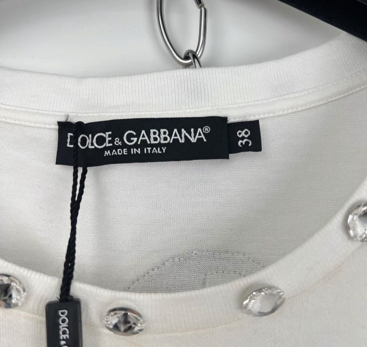 Dolce & Gabbana Dolce&Gabbana DG Crown Print Logo Short Sleeve K12 Size XS / US 0-2 / IT 36-38 - 6 Thumbnail