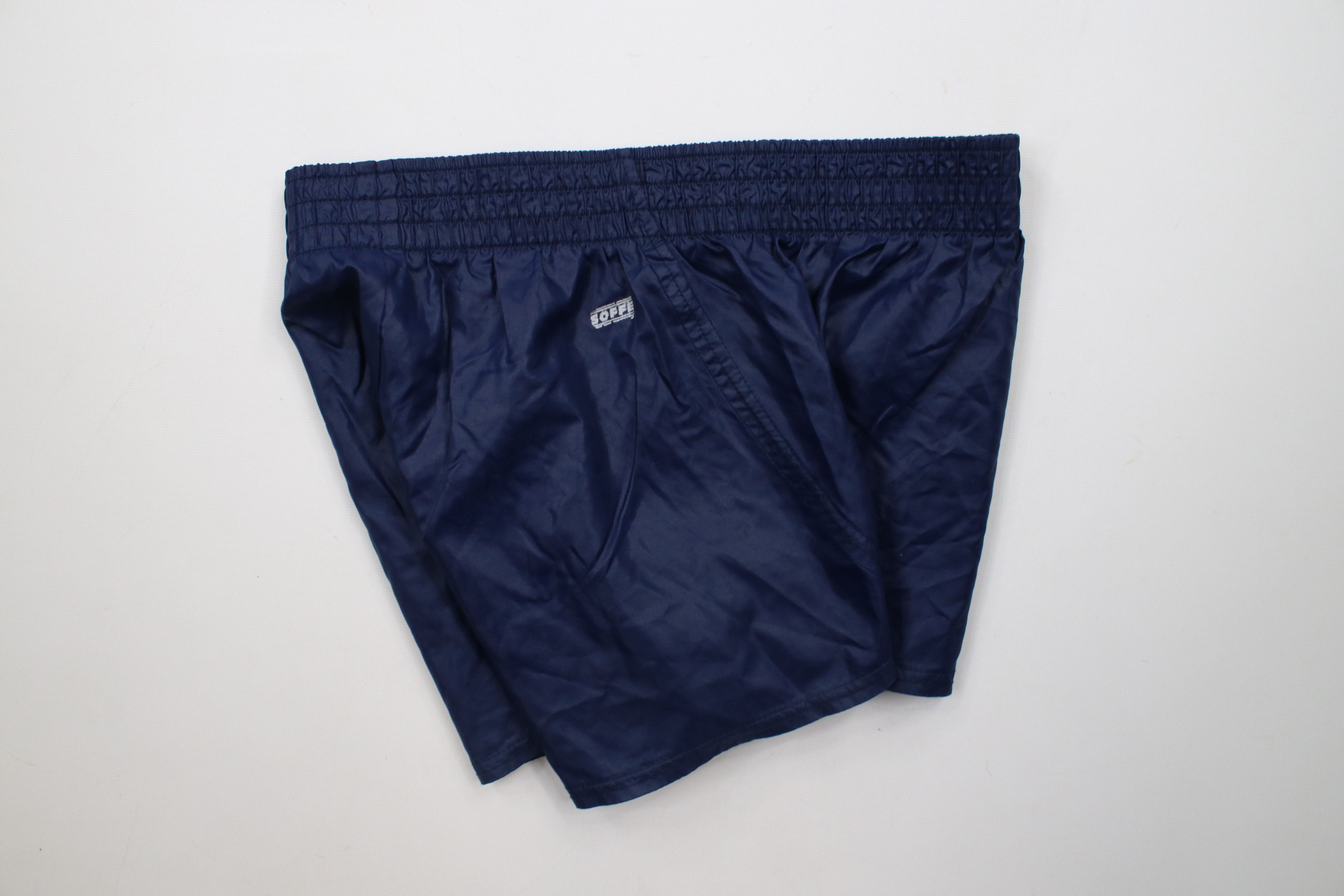 Vintage Vintage 90s University of Michigan Shorts Baggies Blue Nylon Size US 30 / EU 46 - 6 Thumbnail