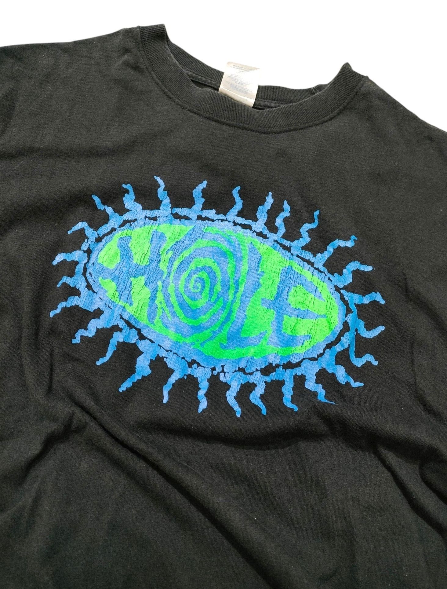 Band Tees Lates 90s HOLE 'EYEBALL' Vintage Band Tee Grunge Size US L / EU 52-54 / 3 - 1 Thumbnail