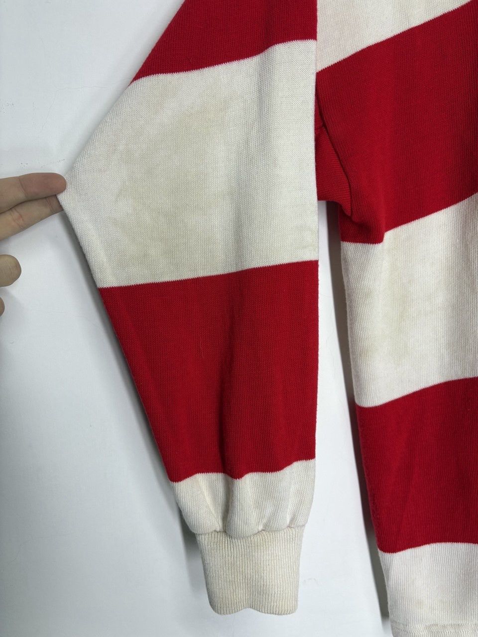 Rugby Ralph Lauren Halbro Vintage 1980s rugby shirt Size US L / EU 52-54 / 3 - 6 Thumbnail