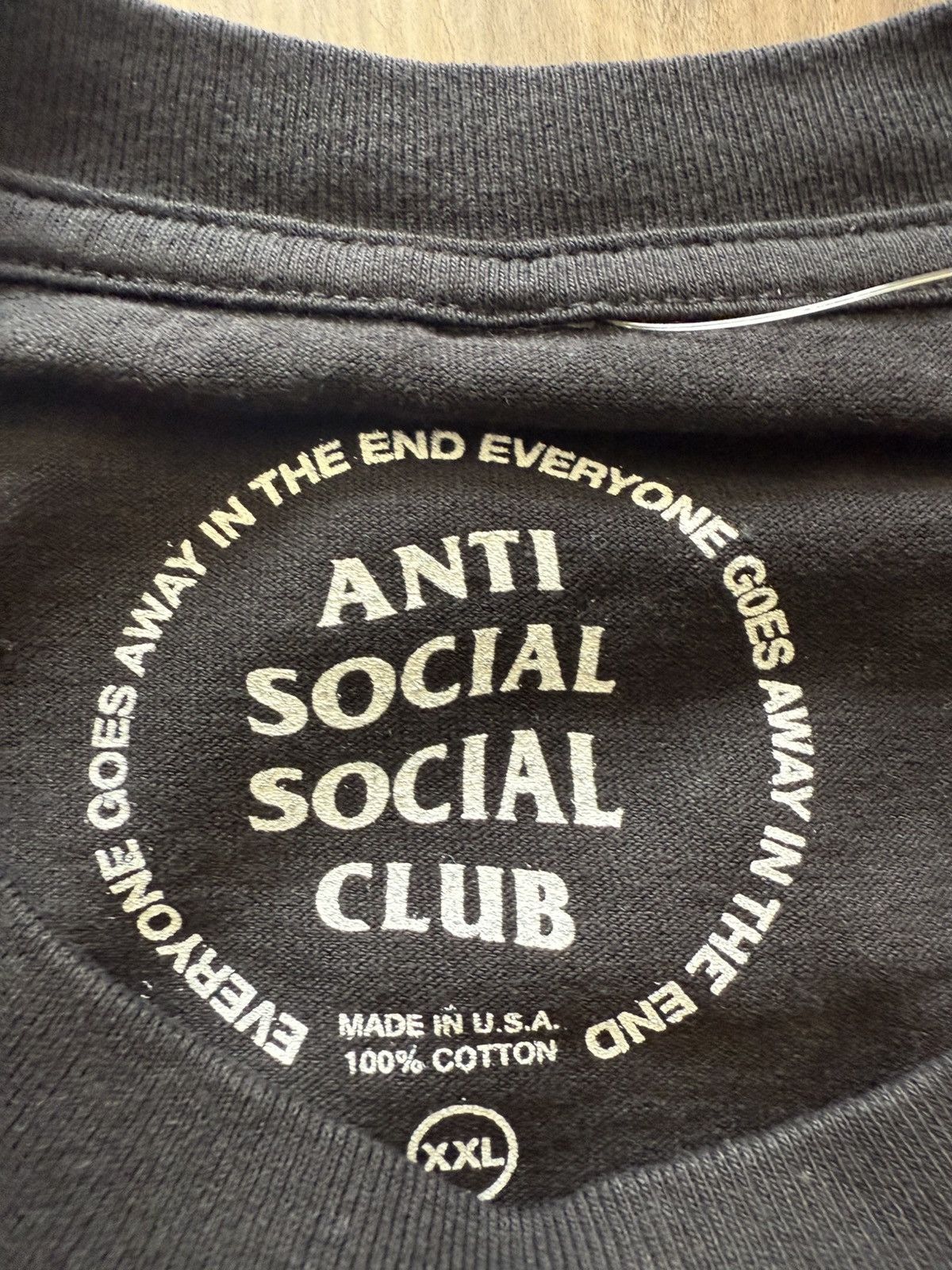 Anti Social Social Club × Fragment Design Anti Social Social Club x Fragment Design Logo Tee XXL Size US XXL / EU 58 / 5 - 4 Thumbnail