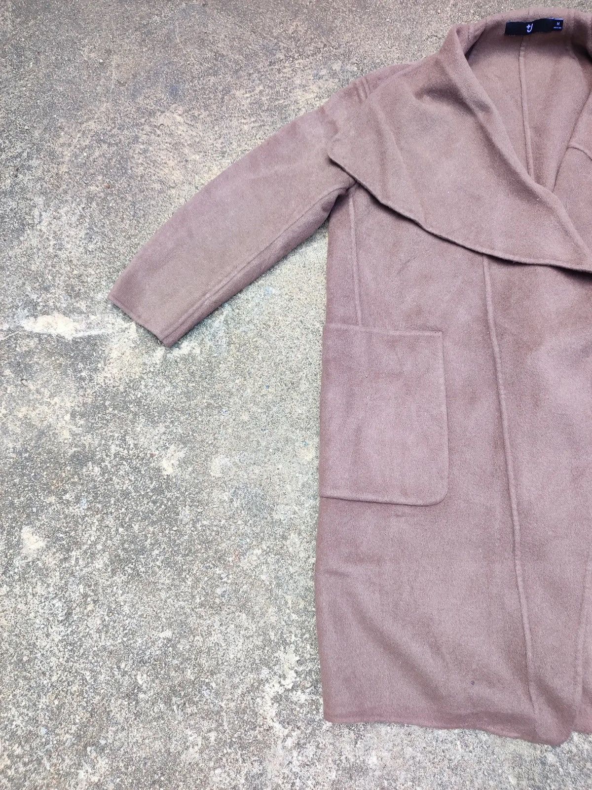 Jil Sander × Uniqlo UNIQLO +J Wool Blend Drape Coat – Brown (FW20) Size US M / EU 48-50 / 2 - 3 Thumbnail