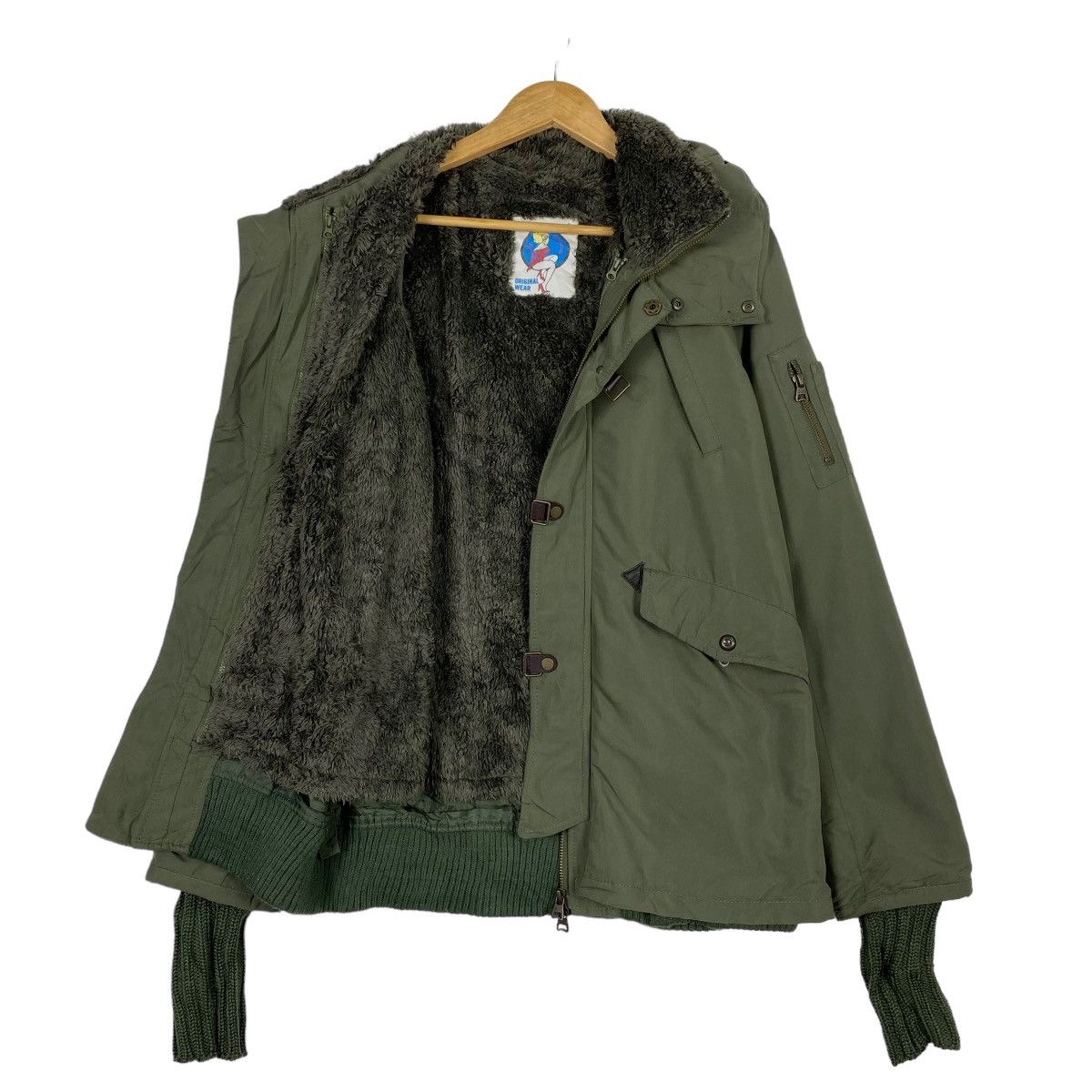 Japanese Brand SLY MILITARY ORIGINAL WEAR PARKA HOODIE JACKET Size US M / EU 48-50 / 2 - 8 Thumbnail