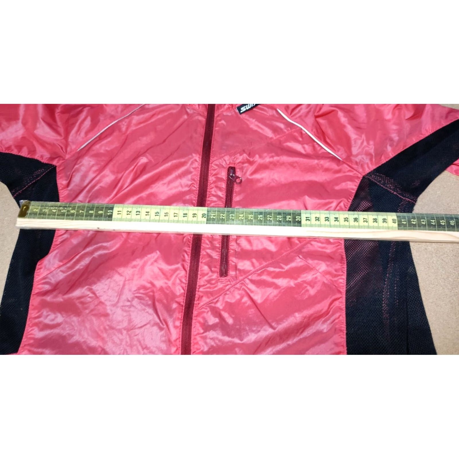 Vintage SWIX Women Pink Track Jacket Top Full Zip Lightweight Running Size S Activewear Sports Size S / US 4 / IT 40 - 3 Thumbnail