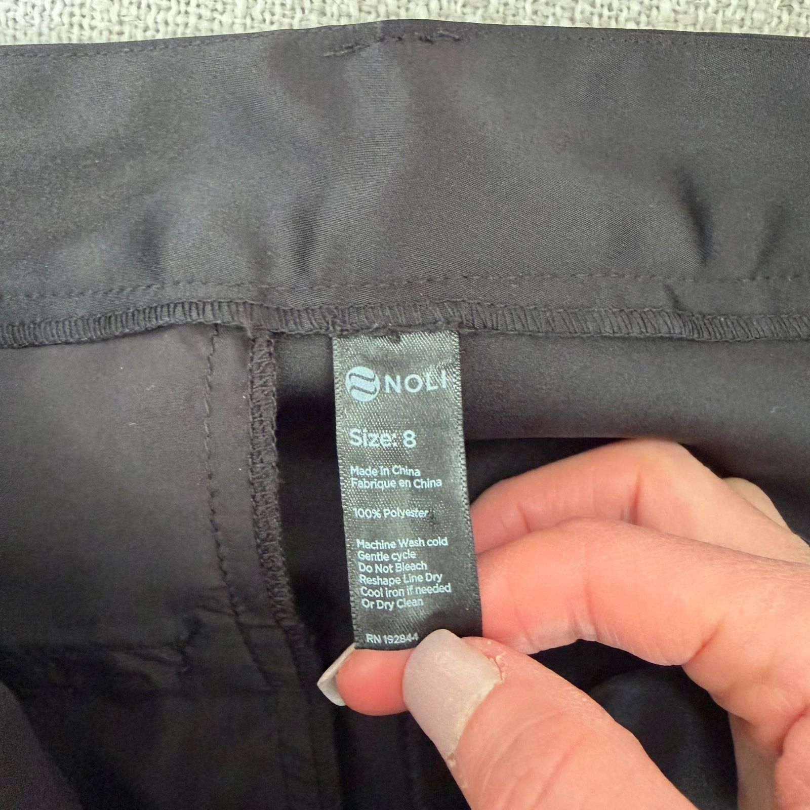 Other Noli Black Satin Cargo Pants Sz 8 Size 30" / US 8 / IT 44 - 2 Thumbnail