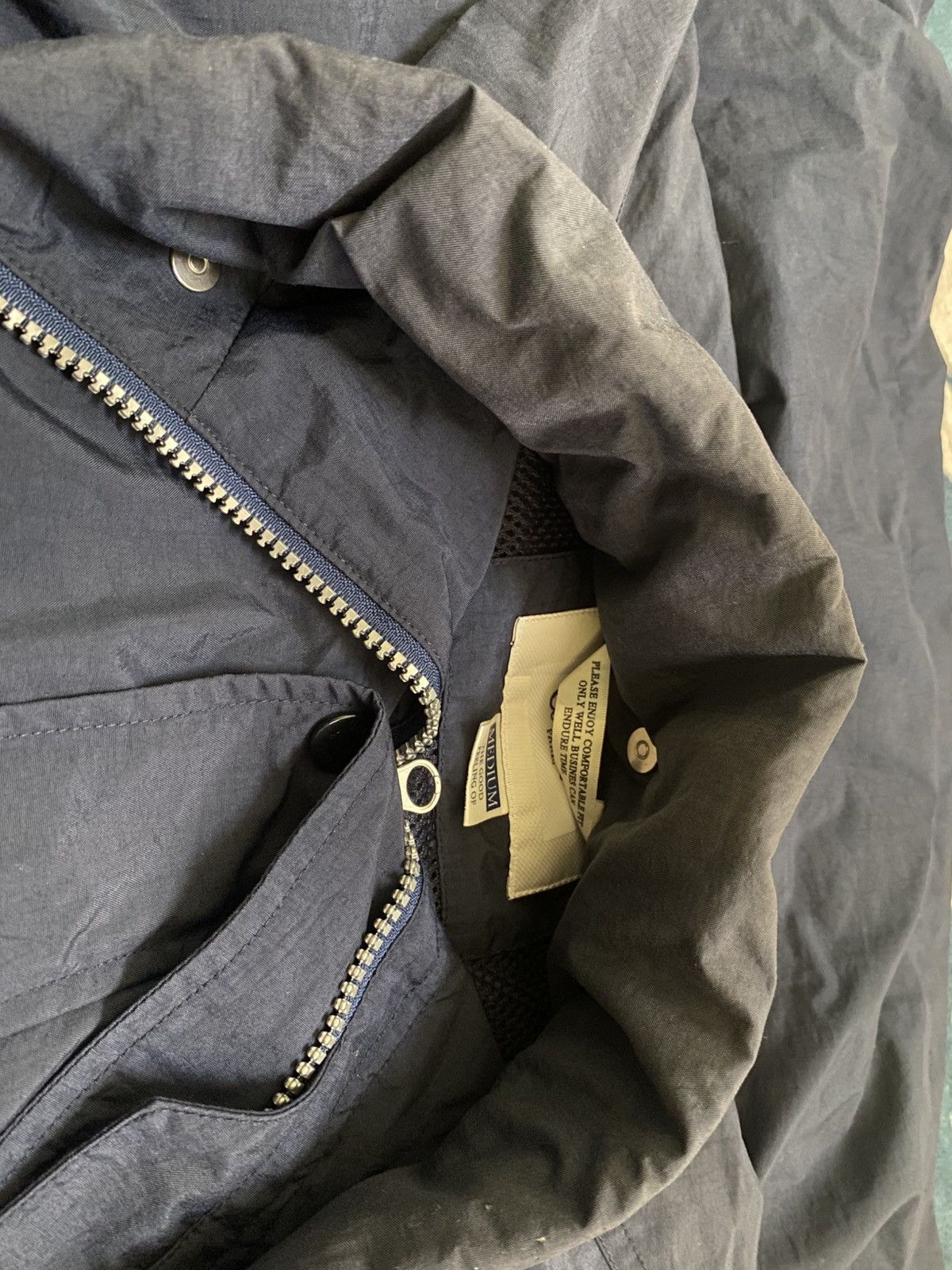 Vintage Valentino Coupeau Paris Navy Blue Windbreaker Jacket Size US M / EU 48-50 / 2 - 7 Thumbnail
