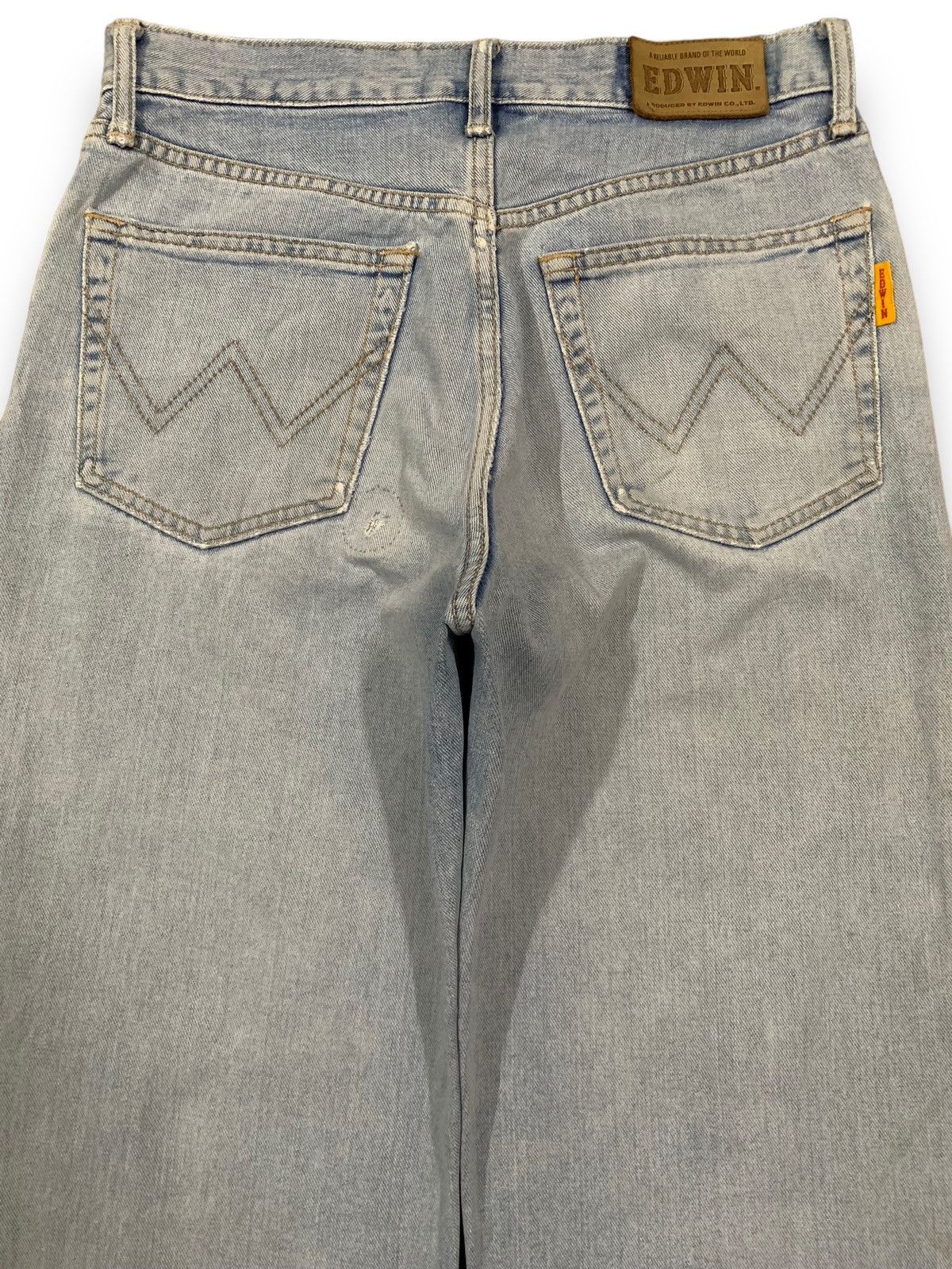 Edwin Vintage Y2K Edwin Double Knee Baggy Distressed Jeans Size US 30 / EU 46 - 11 Thumbnail